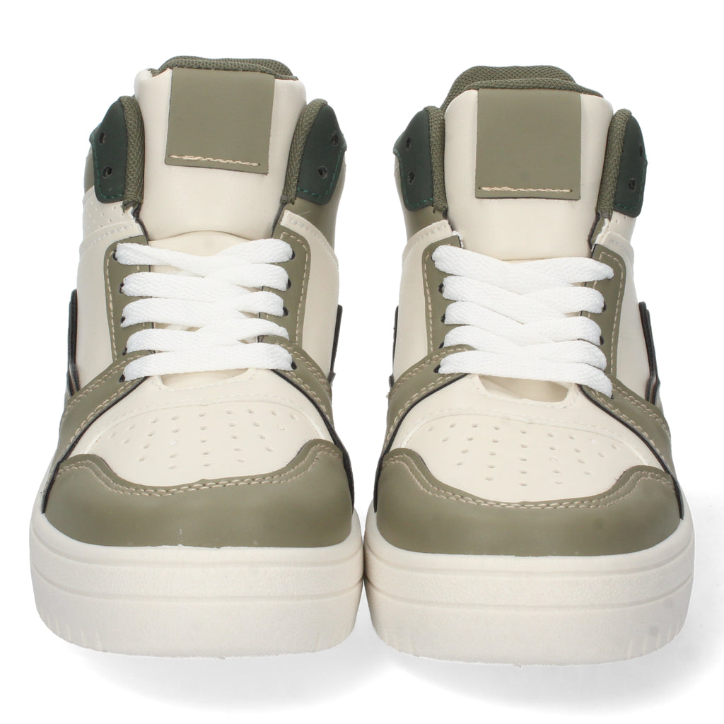 Zapatilla Abotinada  Gris Casual para Mujer