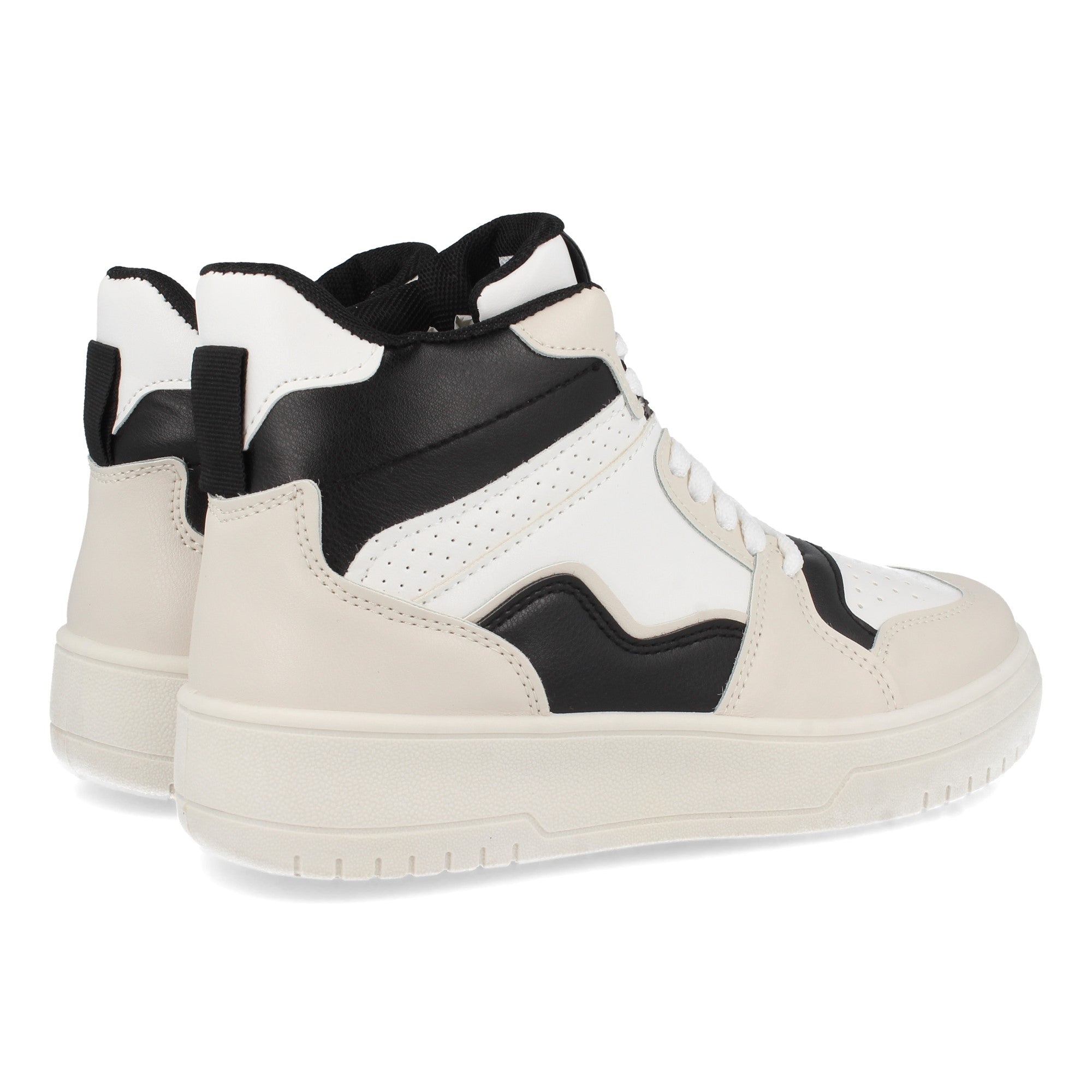 Zapatilla Abotinada  Negra Casual para Mujer