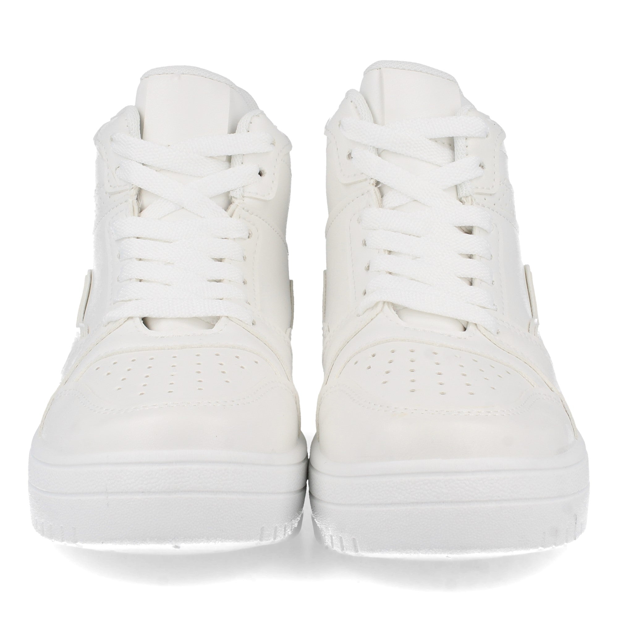 Zapatilla Abotinada Blanca Casual para Mujer