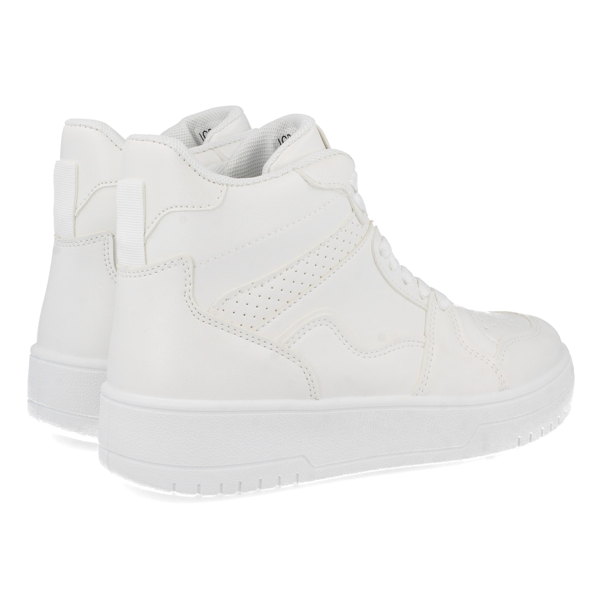 Zapatilla Abotinada Blanca Casual para Mujer