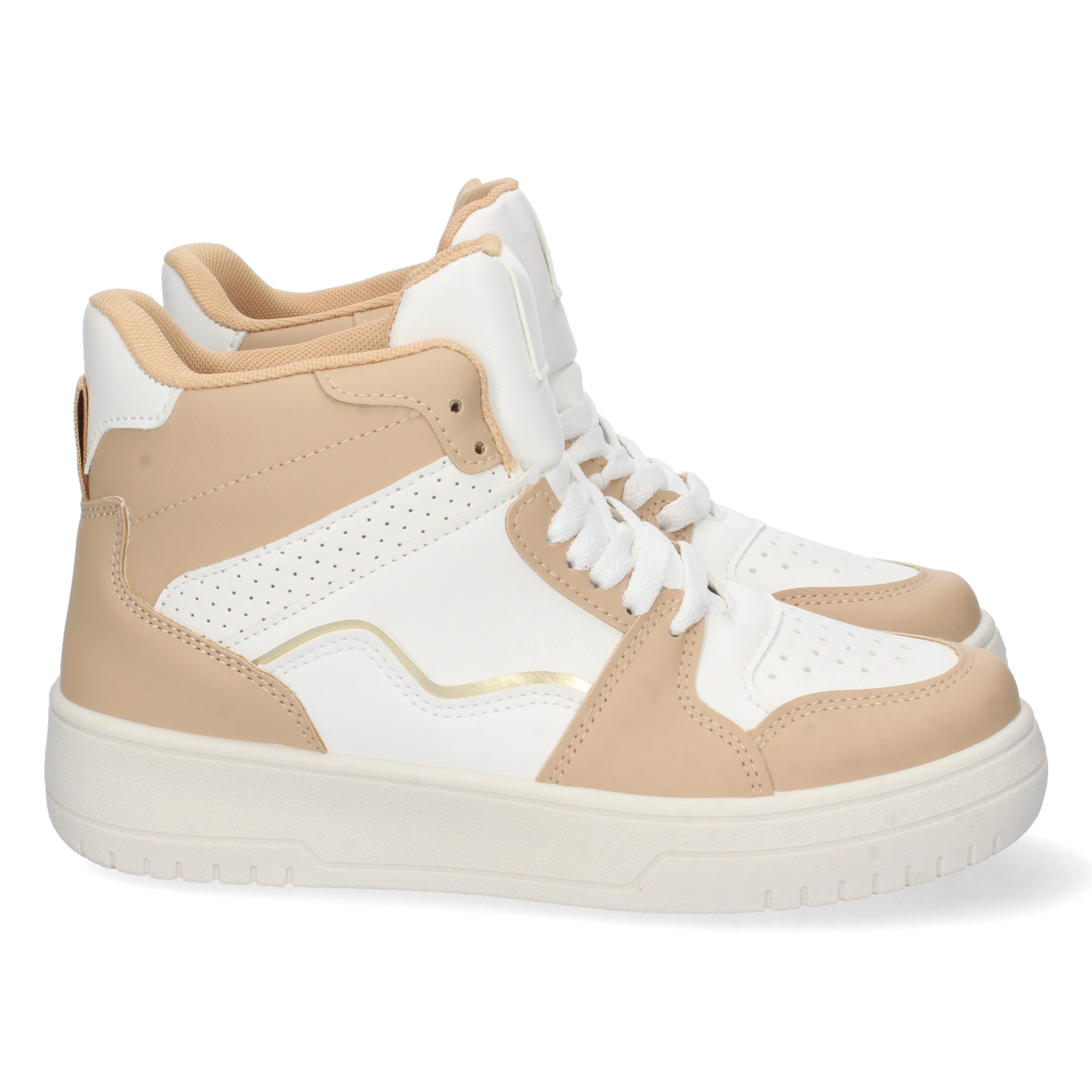 Zapatilla Abotinada  Kaki Casual para Mujer