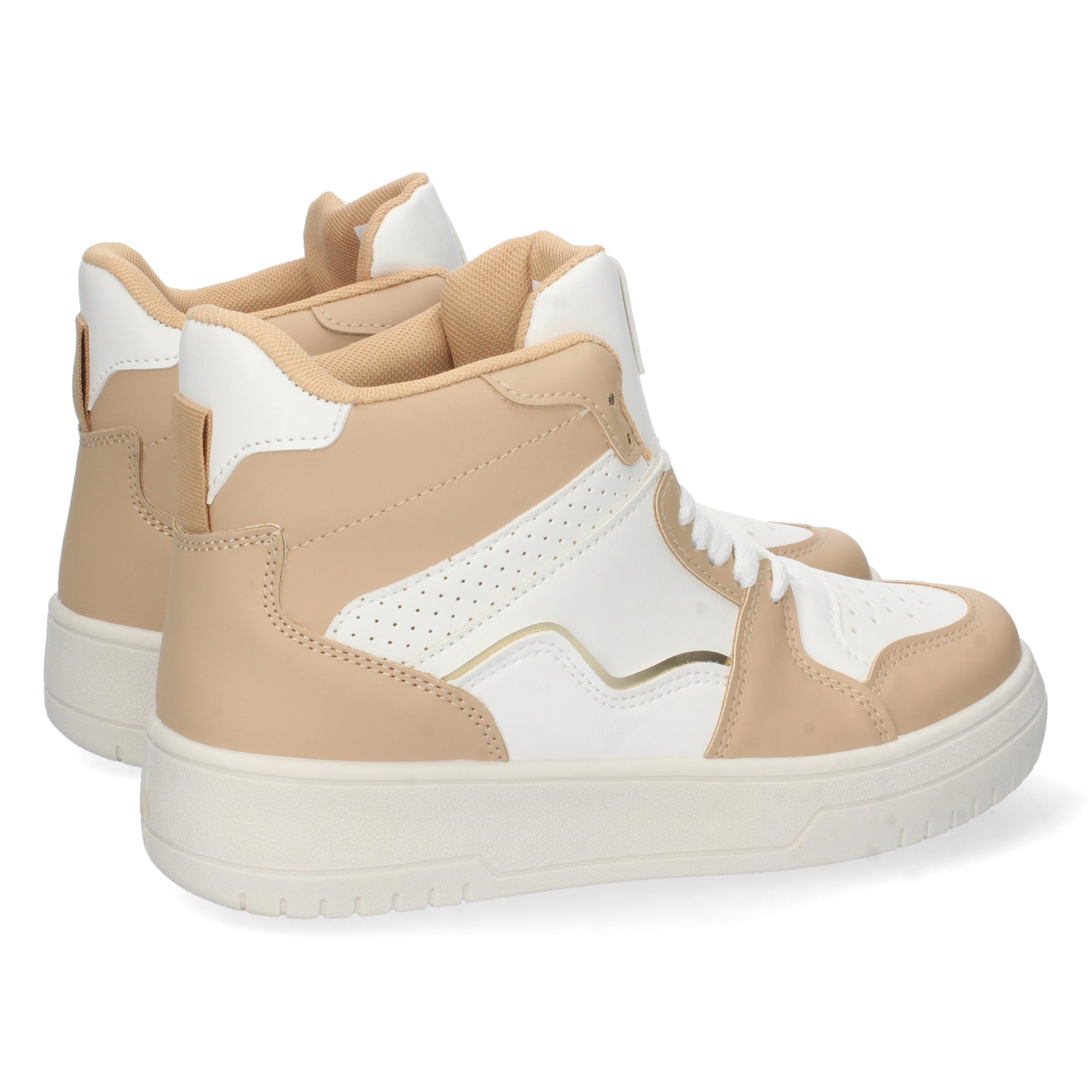 Zapatilla Abotinada  Kaki Casual para Mujer