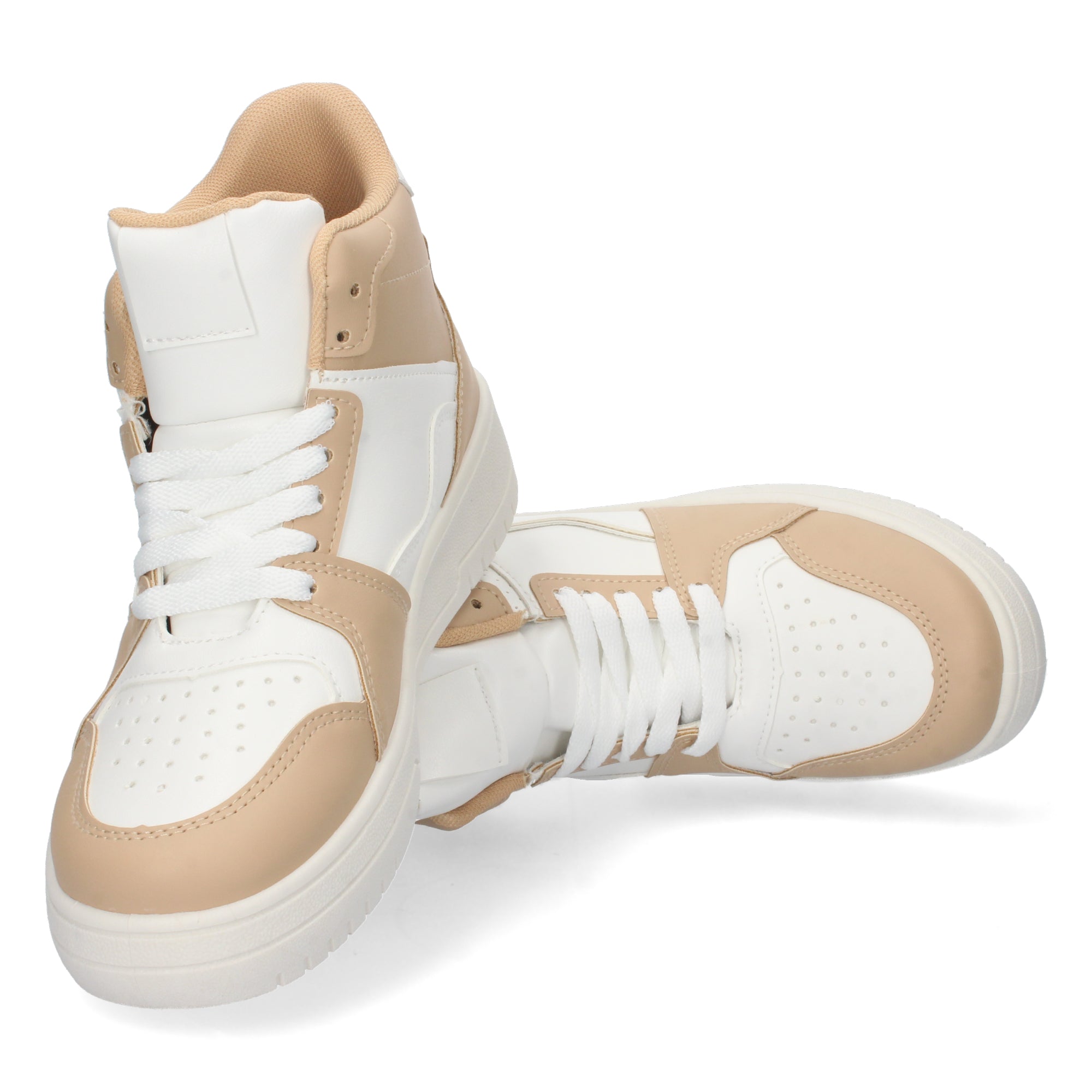 Zapatilla Abotinada  Kaki Casual para Mujer