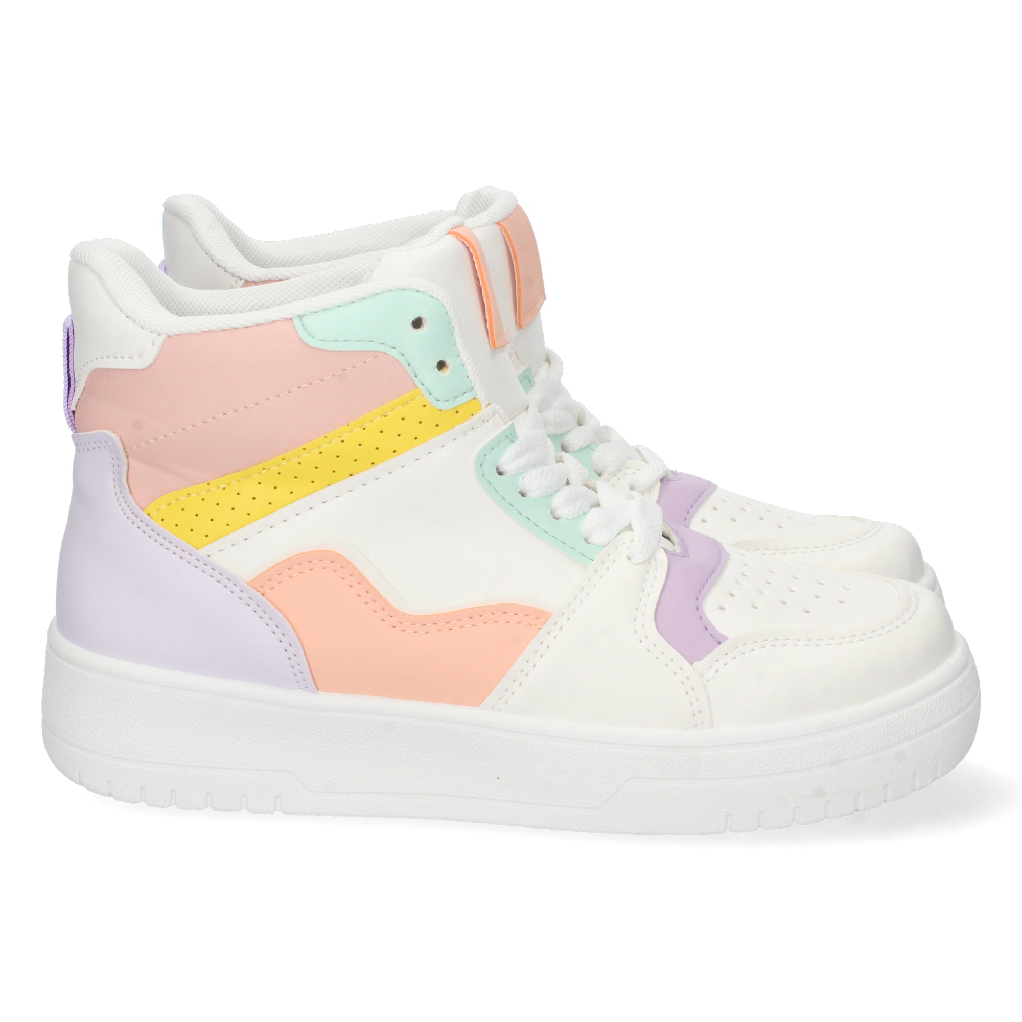 Zapatilla Abotinada Lila Casual para Mujer