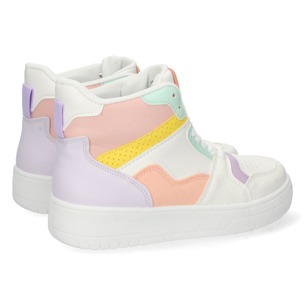 Zapatilla Abotinada Lila Casual para Mujer