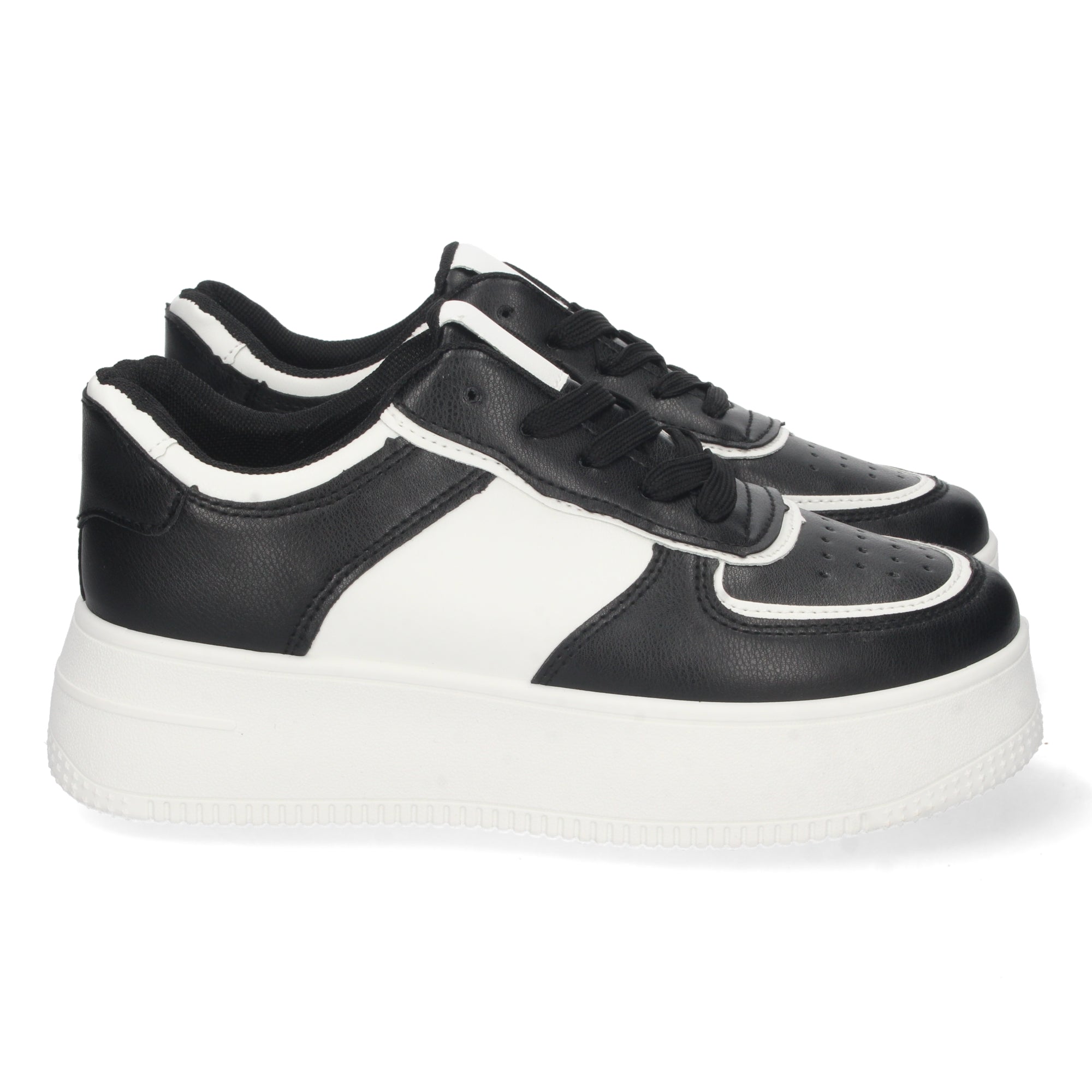 Zapatilla Plataforma Negras Comodas para Mujer