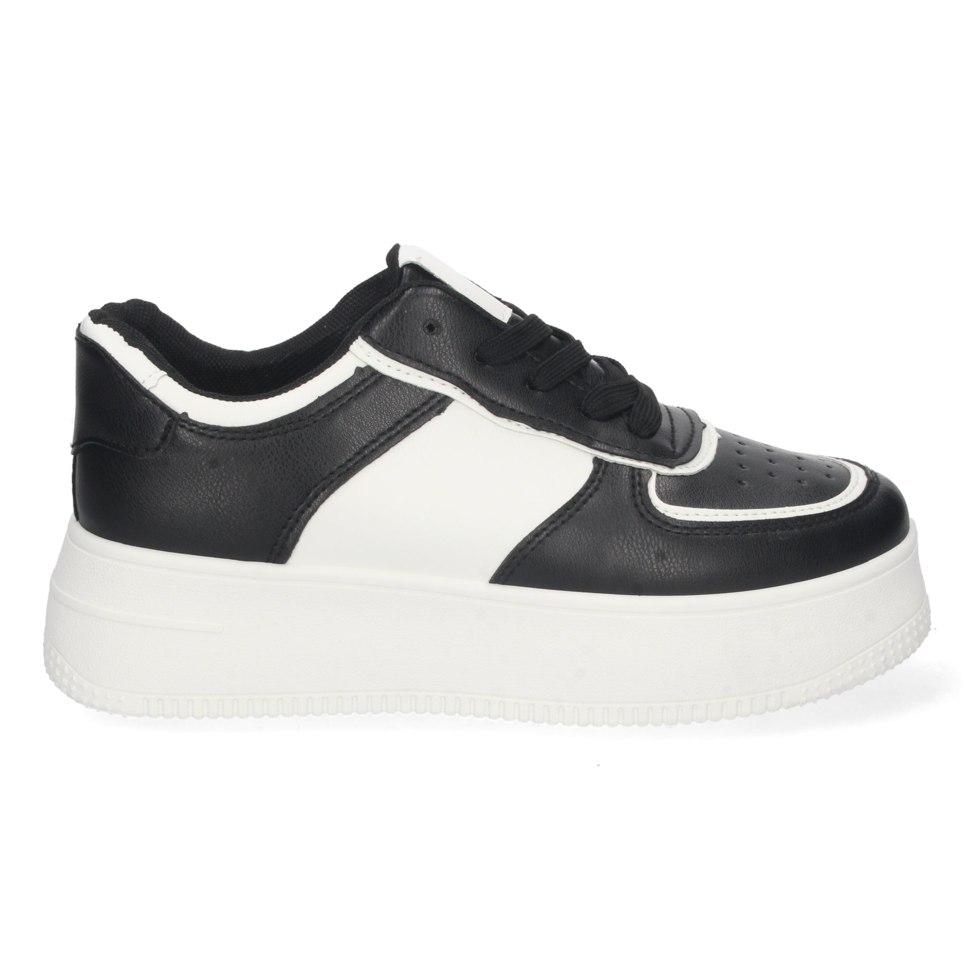Zapatilla Plataforma Negras Comodas para Mujer