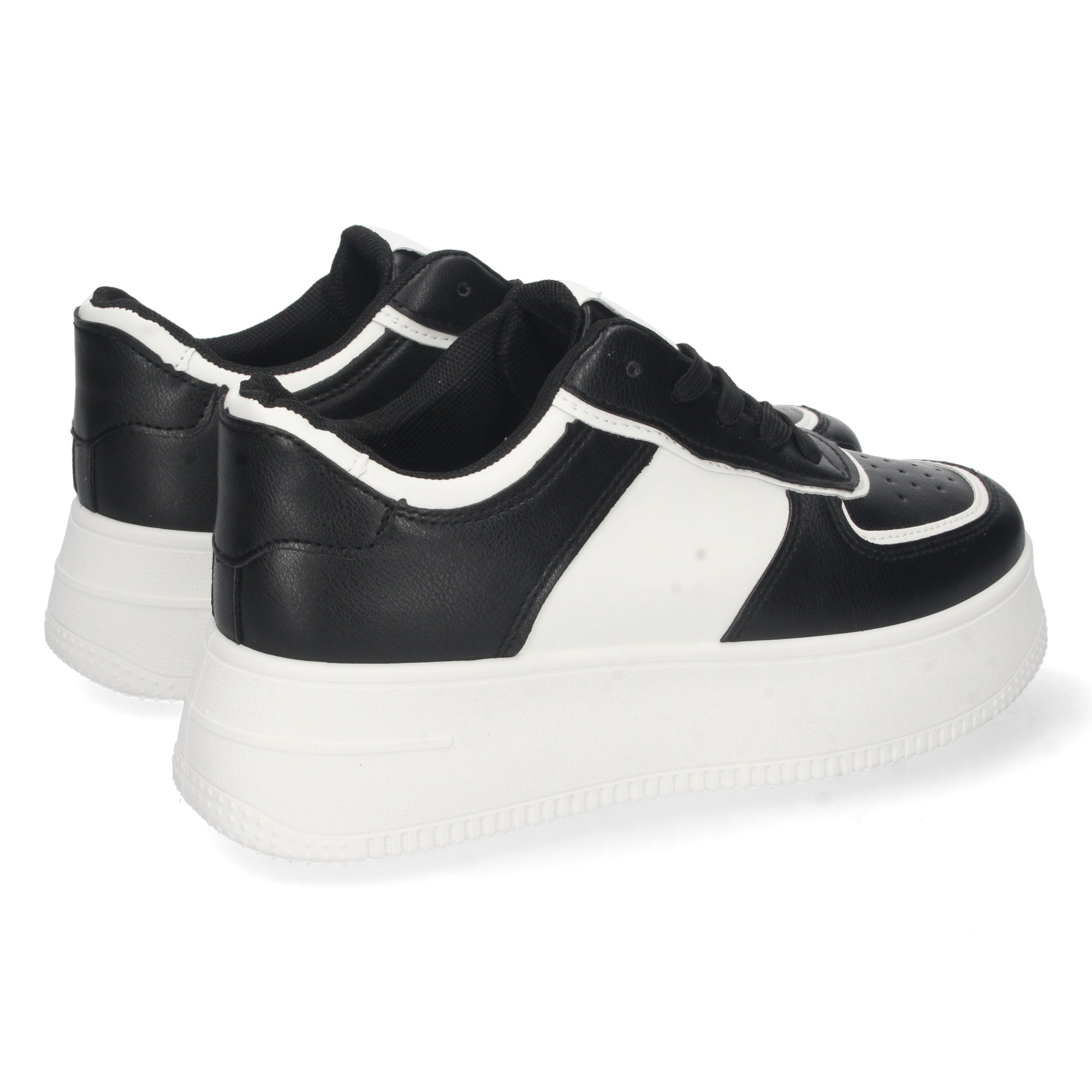 Zapatilla Plataforma Negras Comodas para Mujer