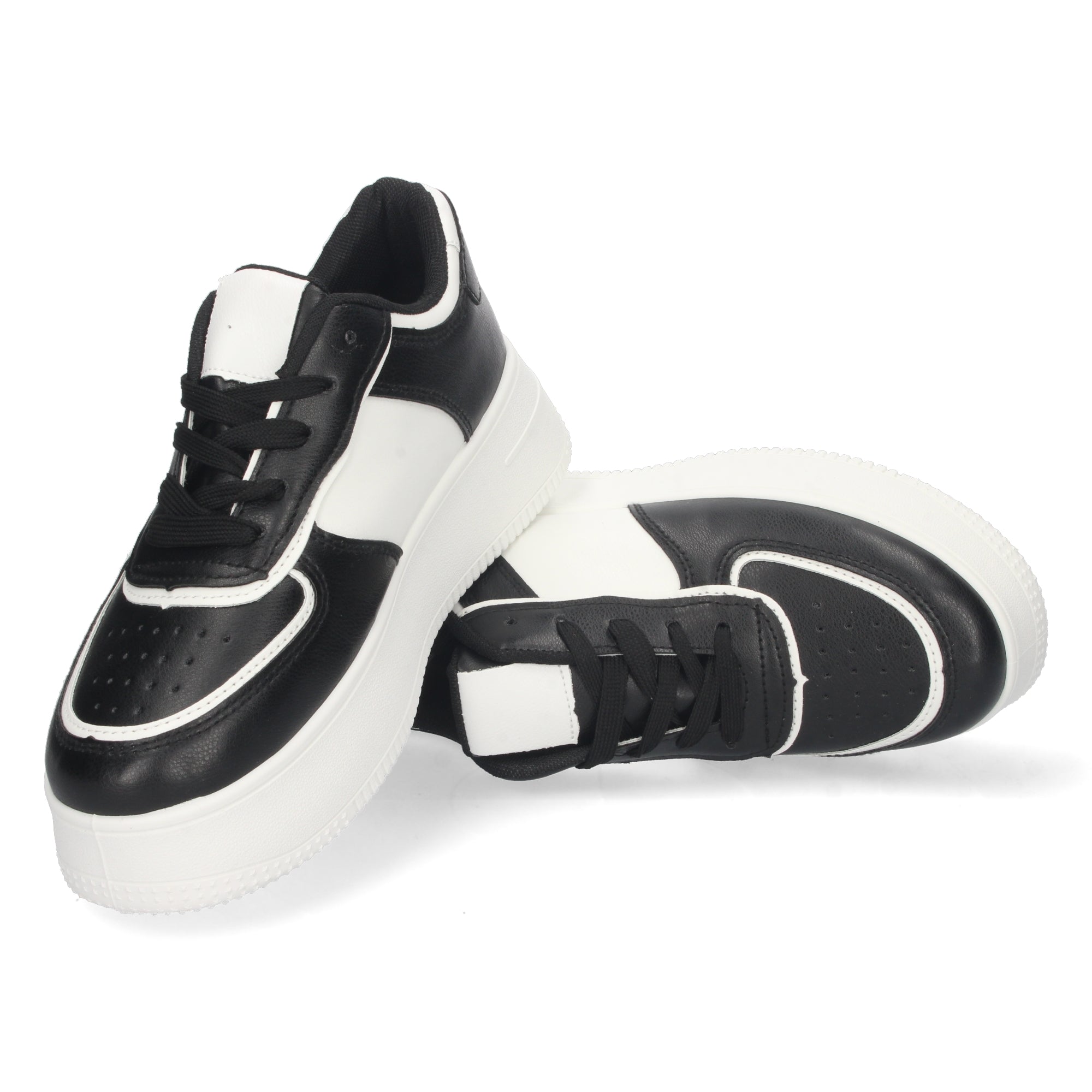 Zapatilla Plataforma Negras Comodas para Mujer