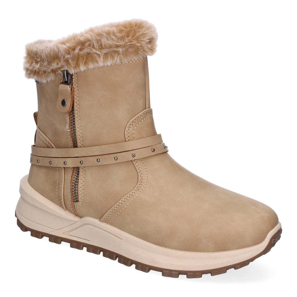 Botines De Invierno planos de Pelo Para Mujer
