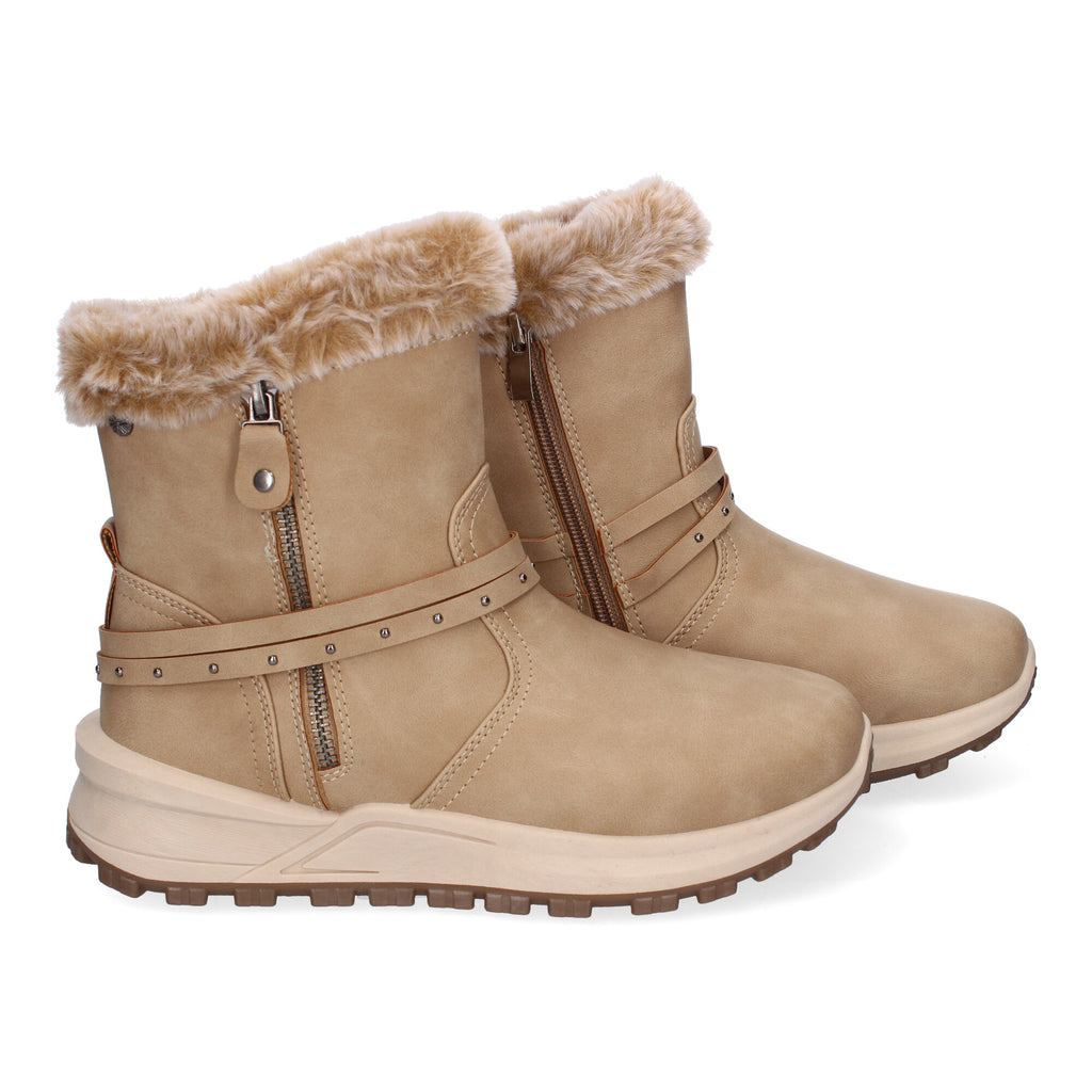 Botines De Invierno planos de Pelo Para Mujer