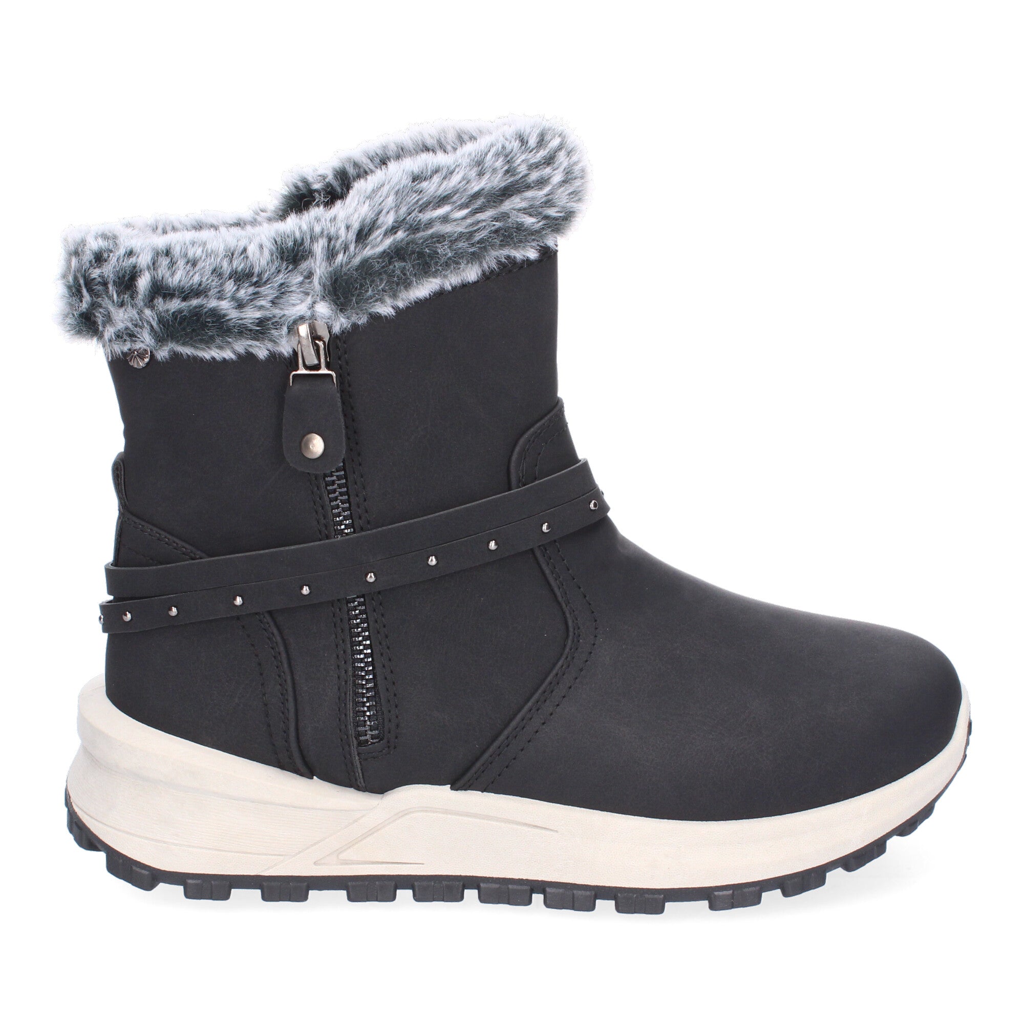 Botines De Invierno planos de Pelo Para Mujer