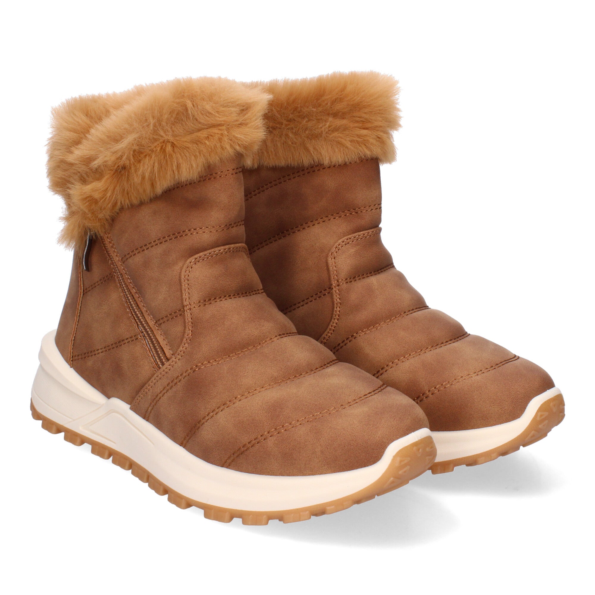Botines De Invierno planos de Pelo Para Mujer