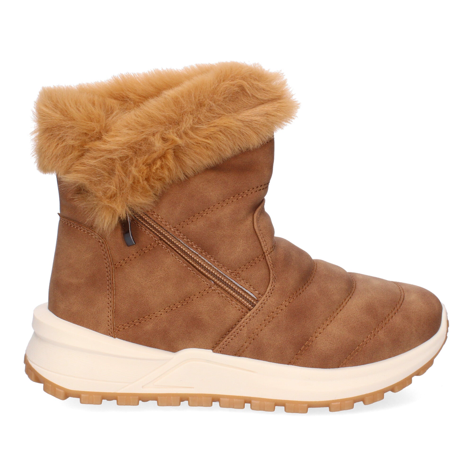 Botines De Invierno planos de Pelo Para Mujer