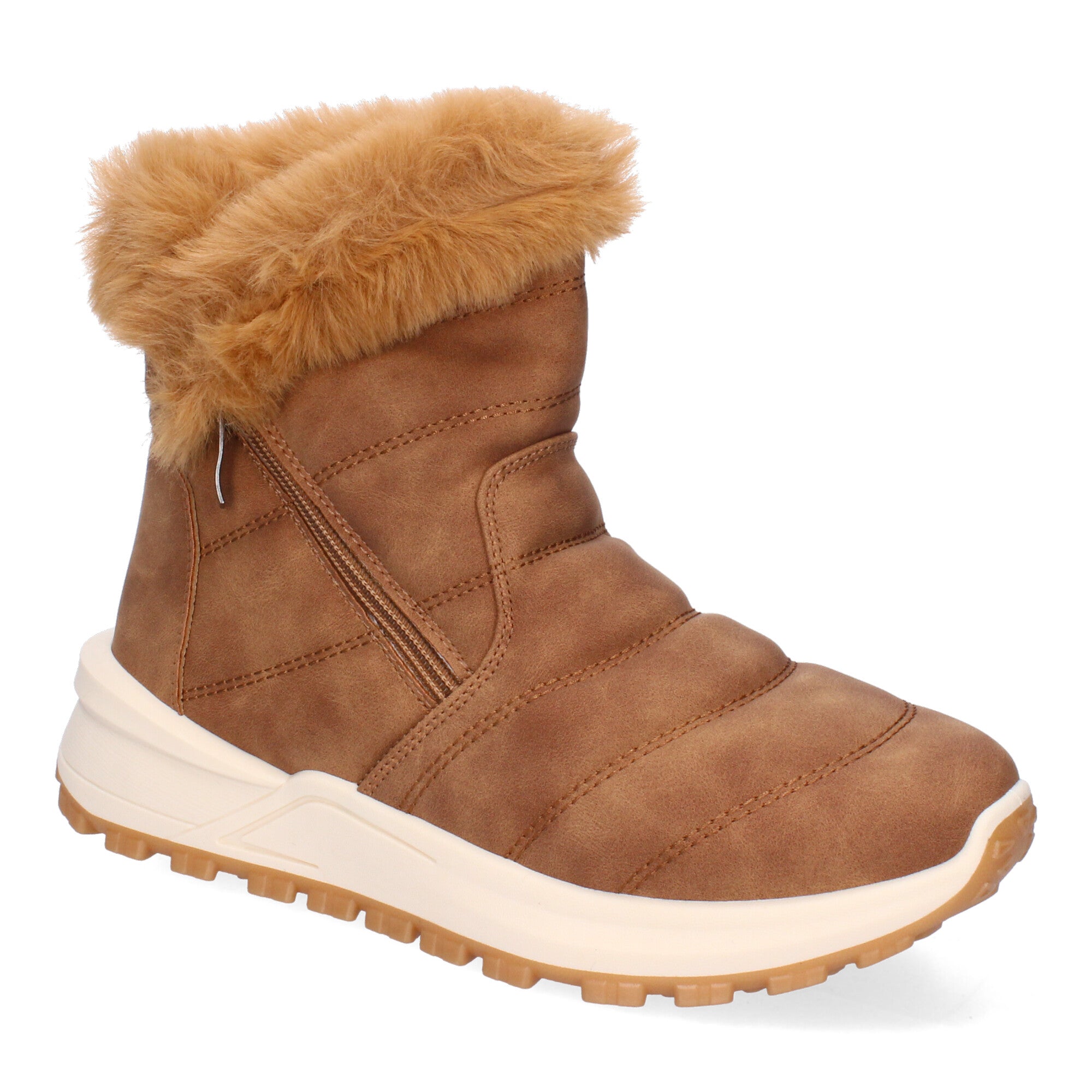 Botines De Invierno planos de Pelo Para Mujer