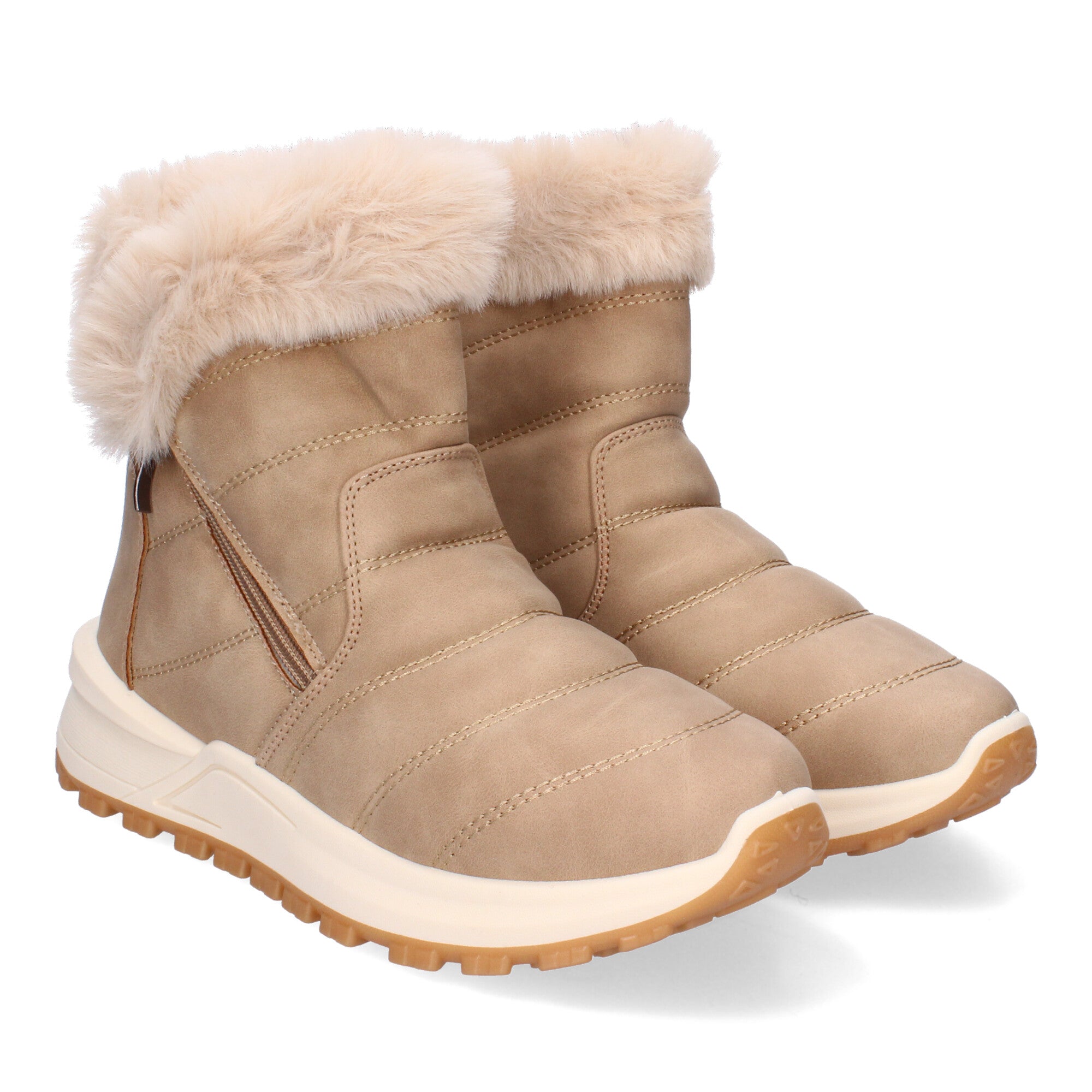Botines De Invierno planos de Pelo Para Mujer