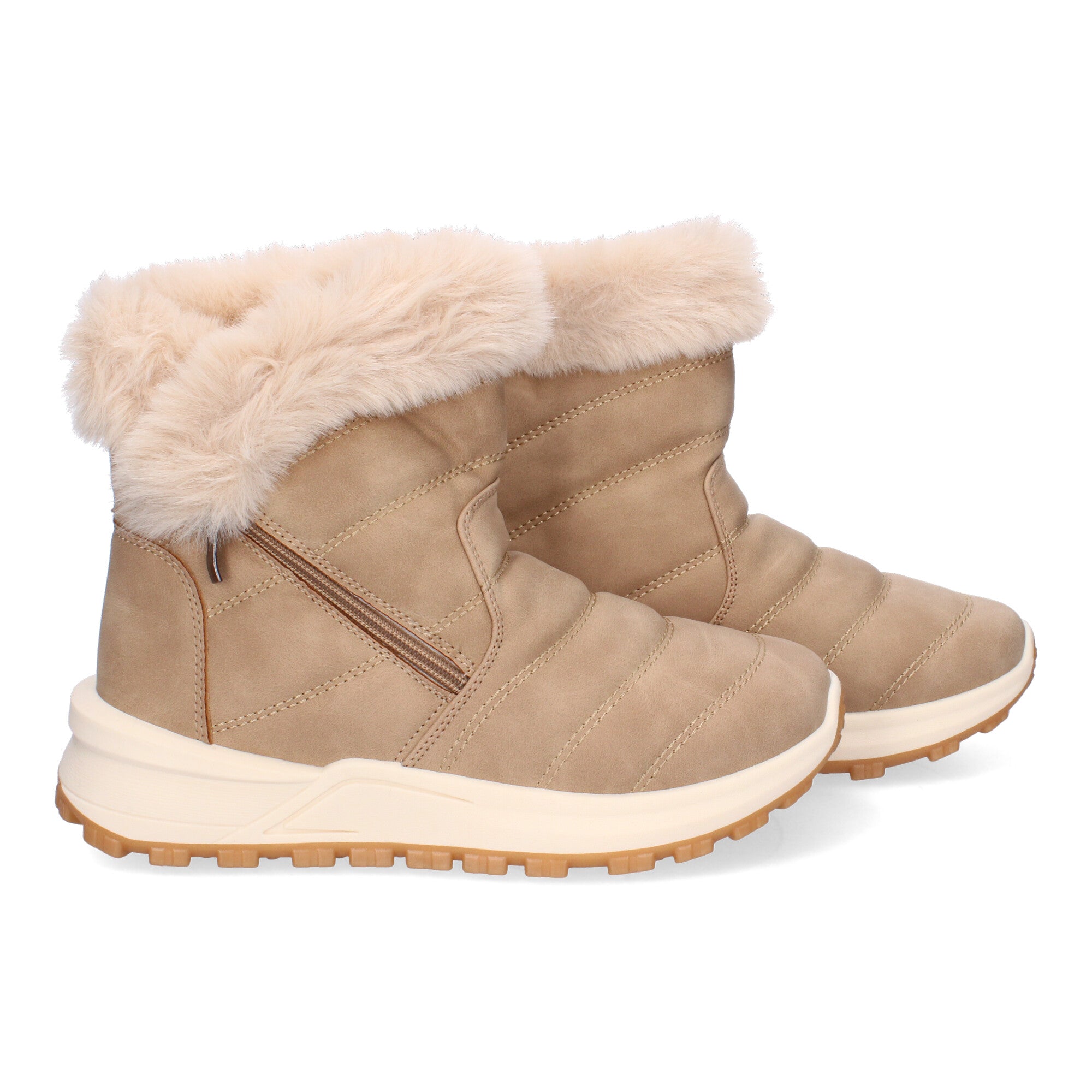 Botines De Invierno planos de Pelo Para Mujer