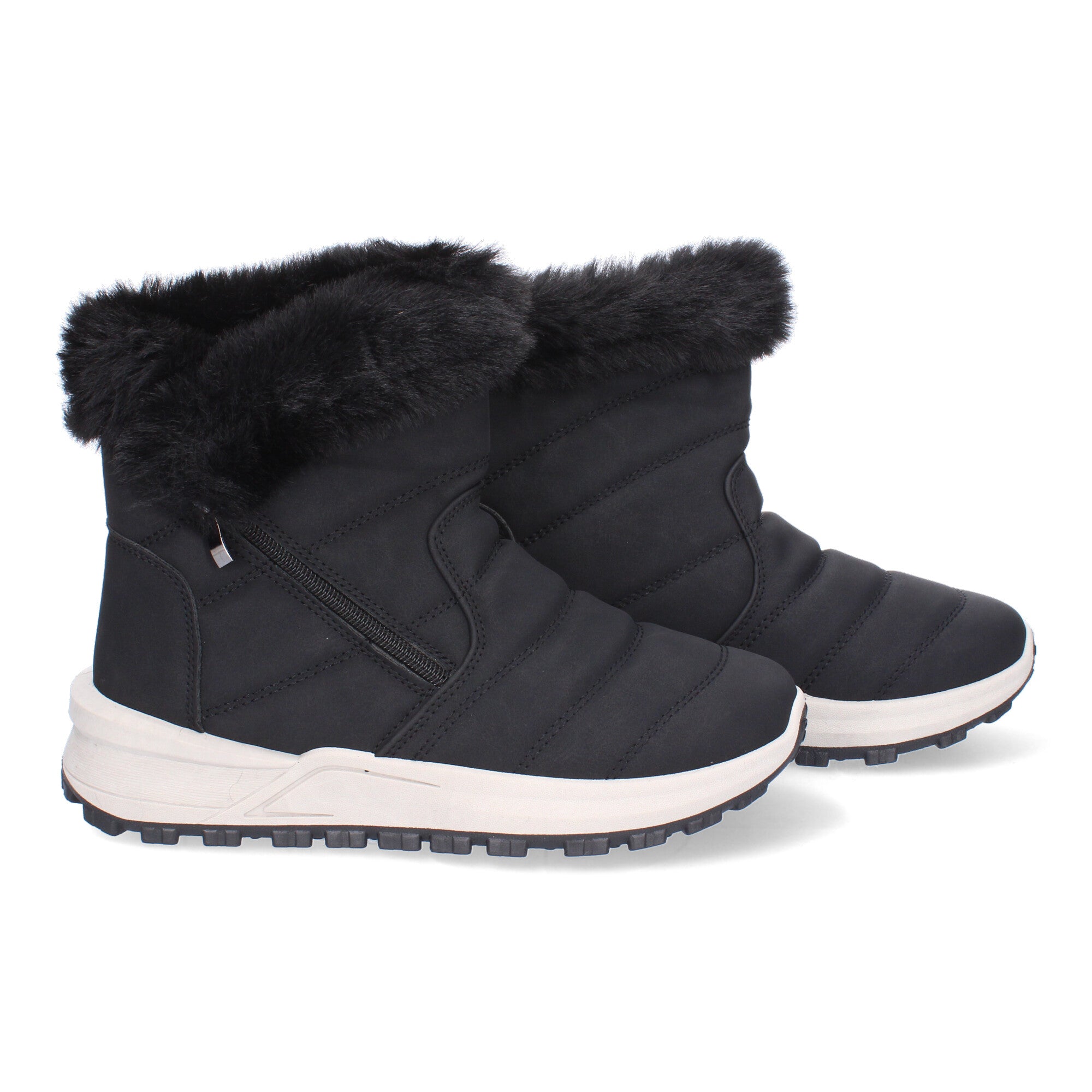 Botines De Invierno planos de Pelo Para Mujer
