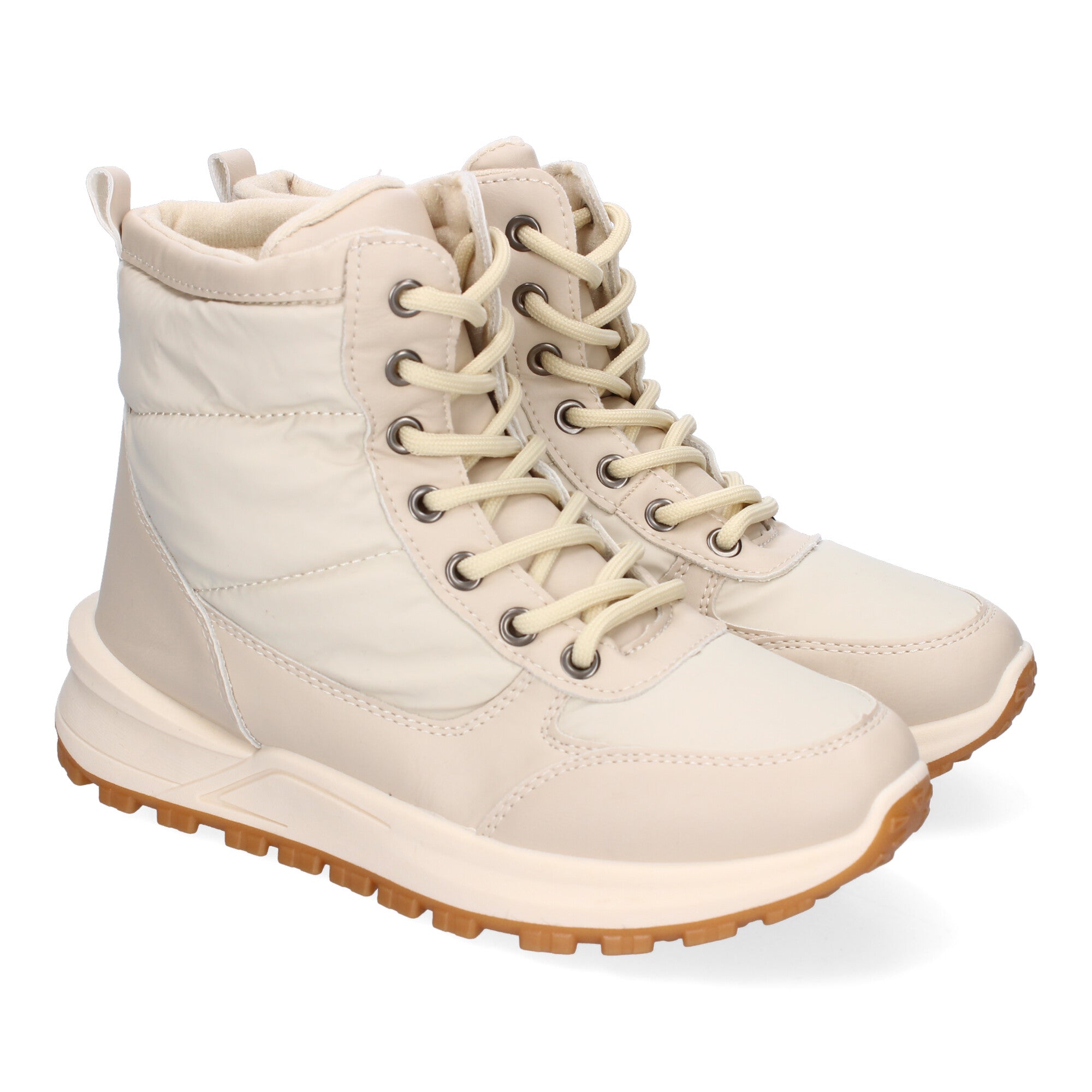 Botines Planos Acolchados Para Mujer