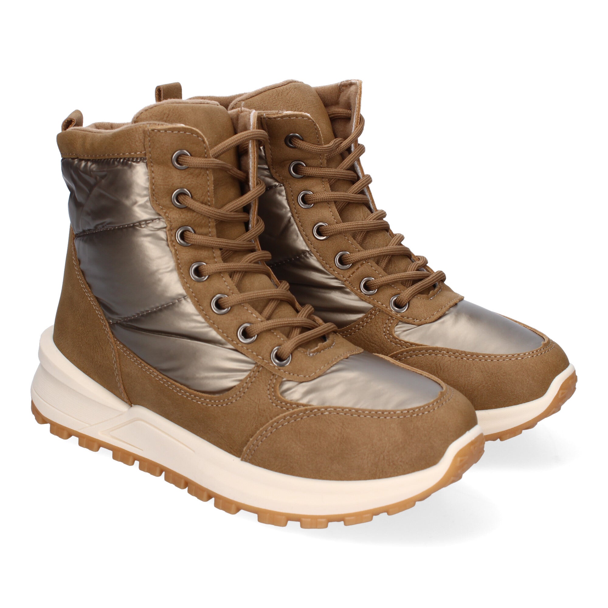 Botines Planos Acolchados Para Mujer