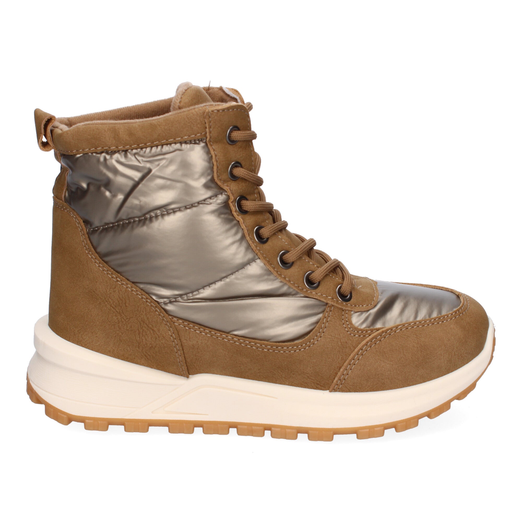 Botines Planos Acolchados Para Mujer