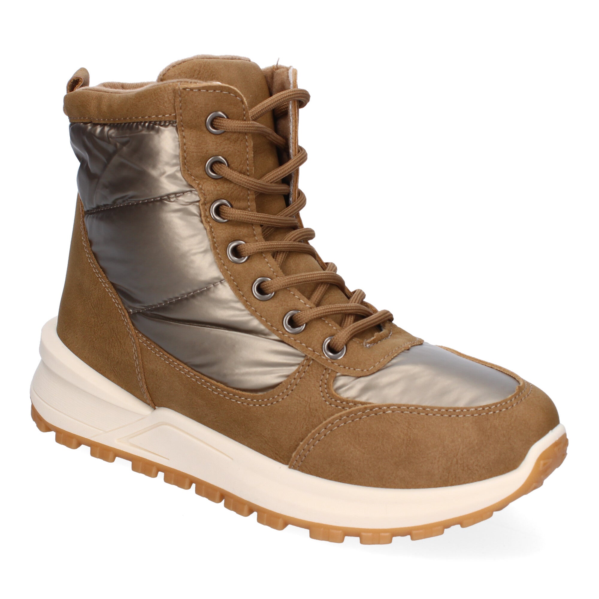 Botines Planos Acolchados Para Mujer