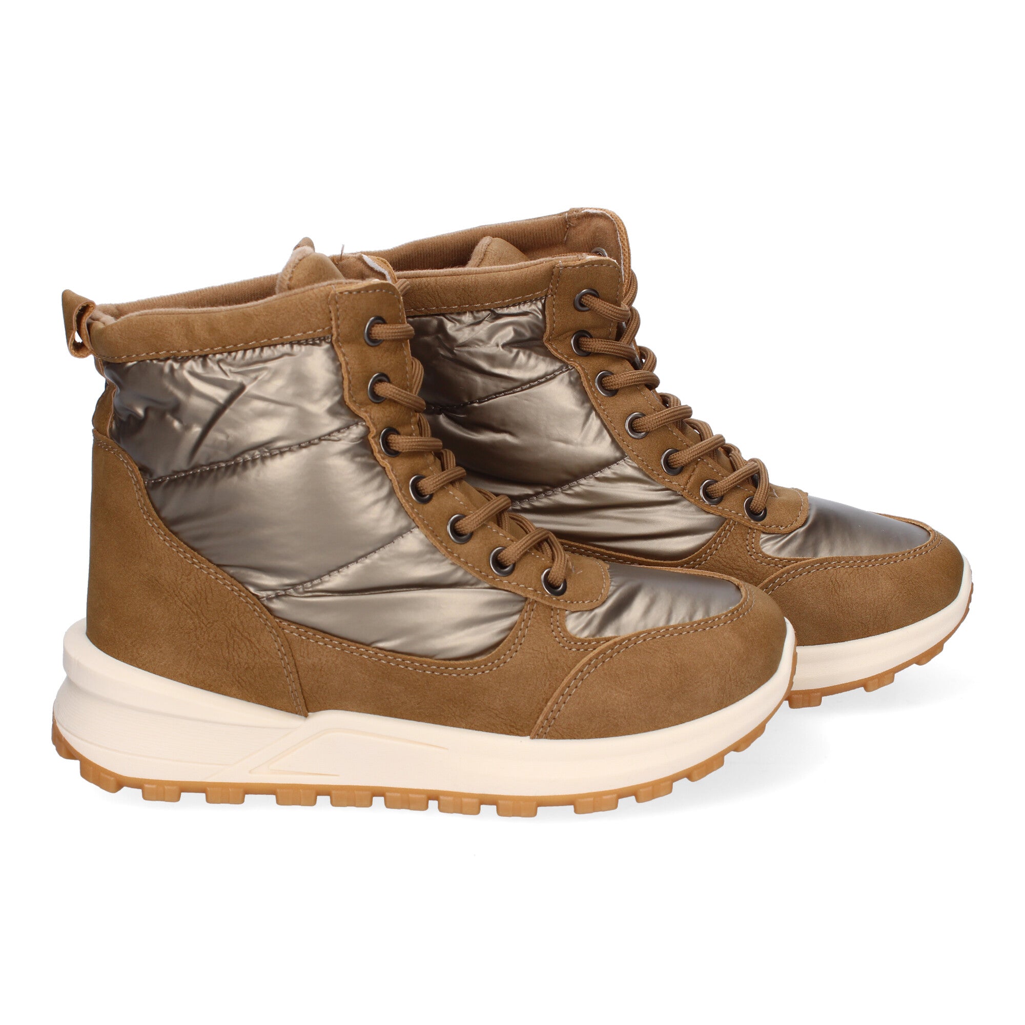 Botines Planos Acolchados Para Mujer