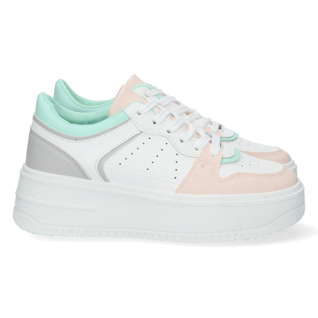 Zapatilla Plataforma Multicolor Comodas para Mujer