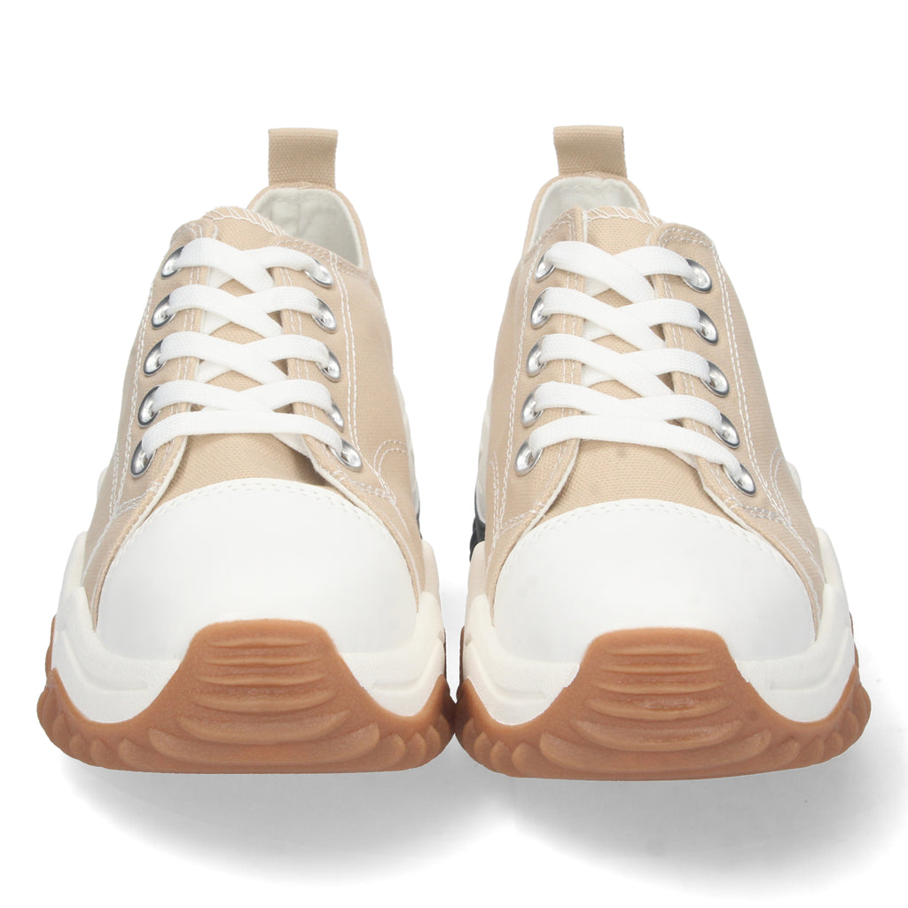 Zapatilla Plataforma Beige Comodas para Mujer