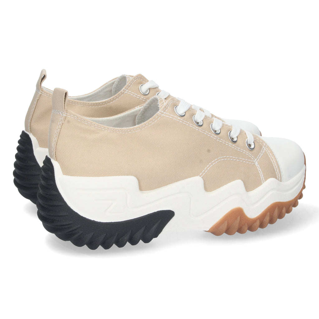 Zapatilla Plataforma Beige Comodas para Mujer
