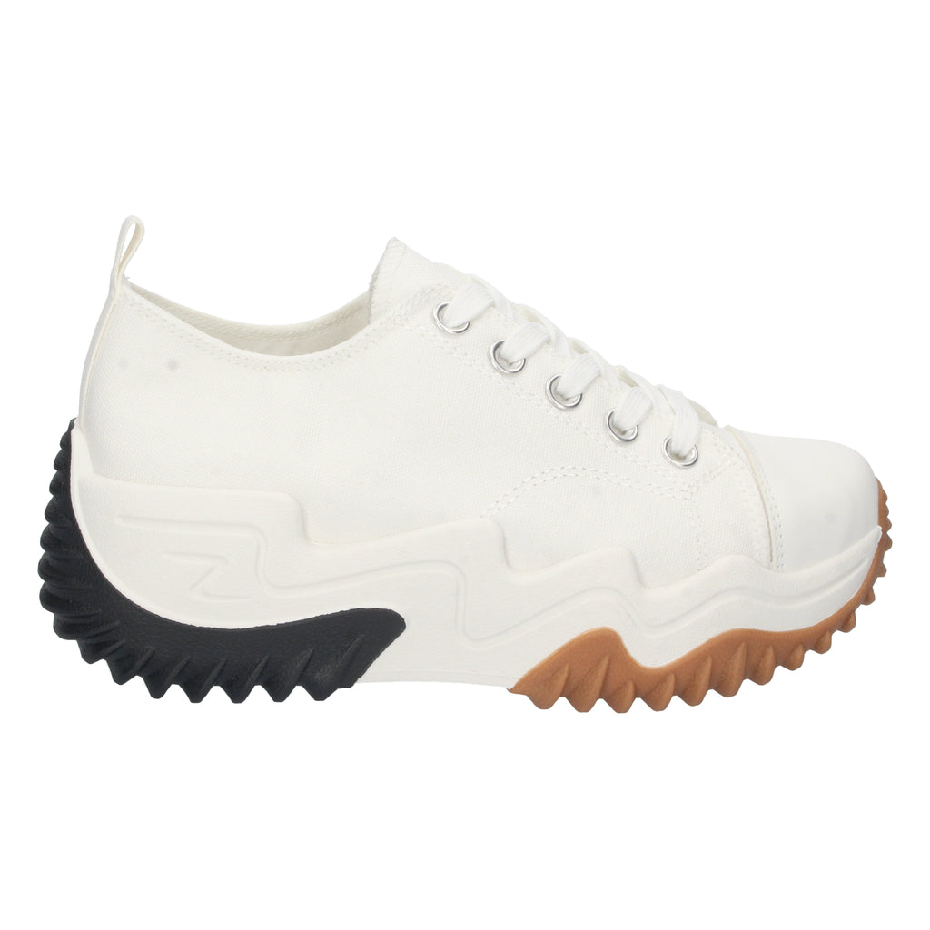 Zapatilla Plataforma Blancas Comodas para Mujer