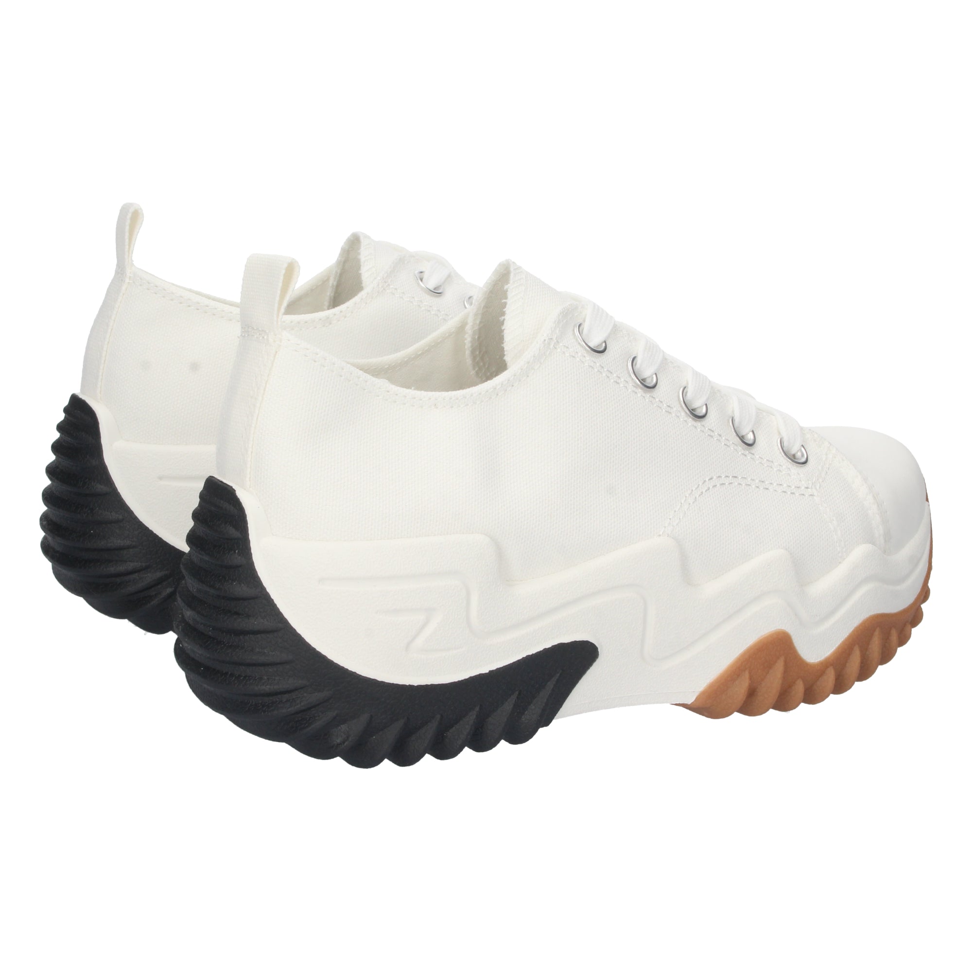 Zapatilla Plataforma Blancas Comodas para Mujer