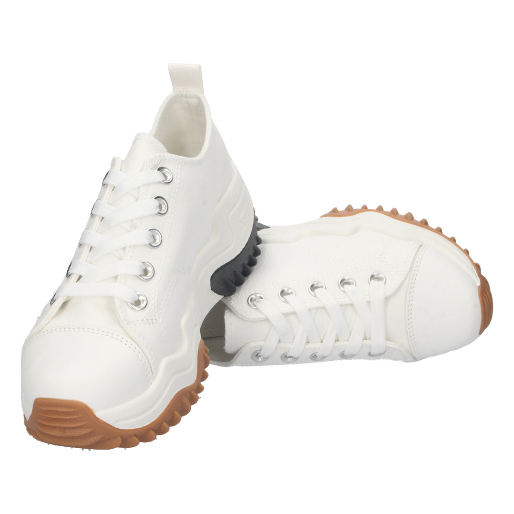 Zapatilla Plataforma Blancas Comodas para Mujer