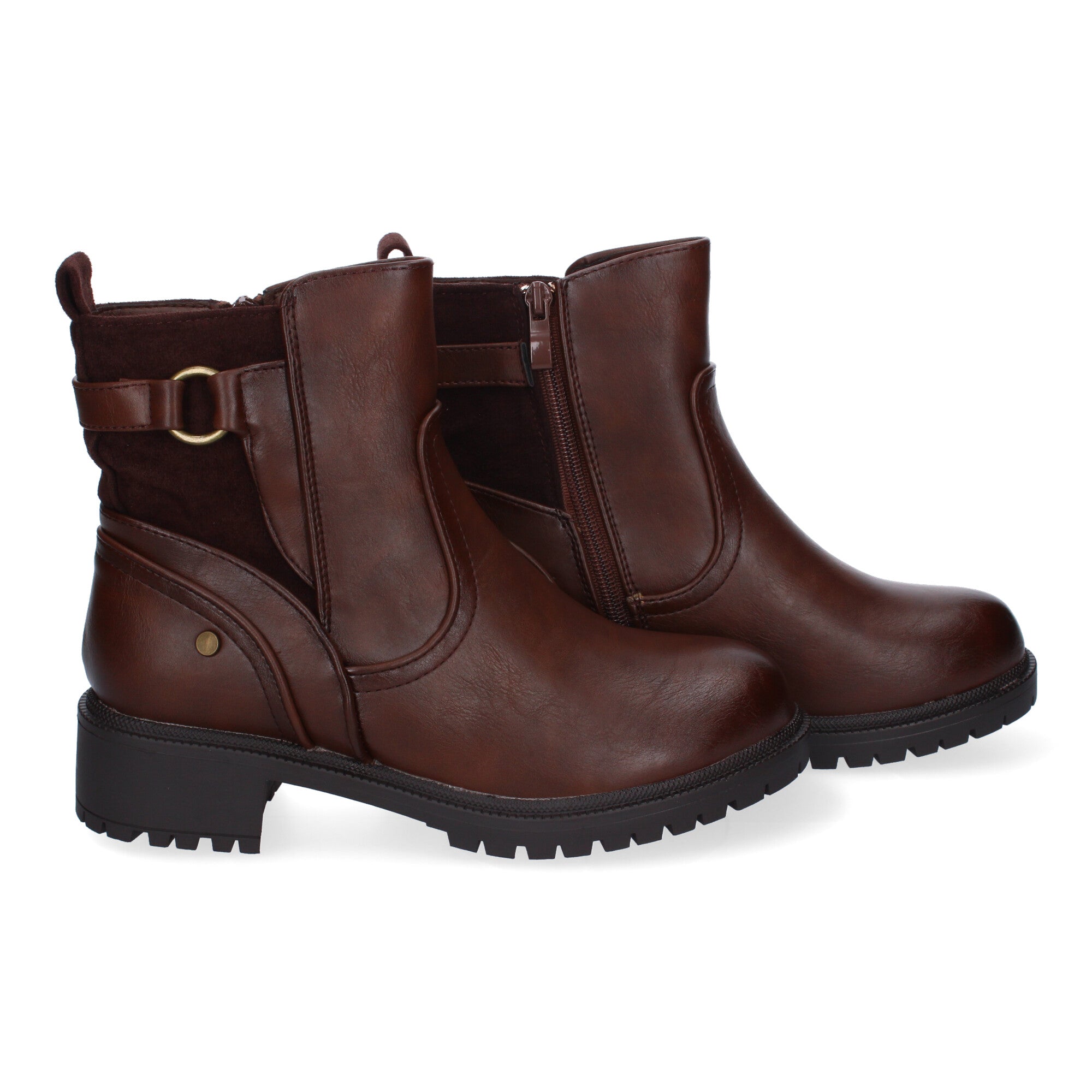 Botines de Tacón Bajo para Mujer
