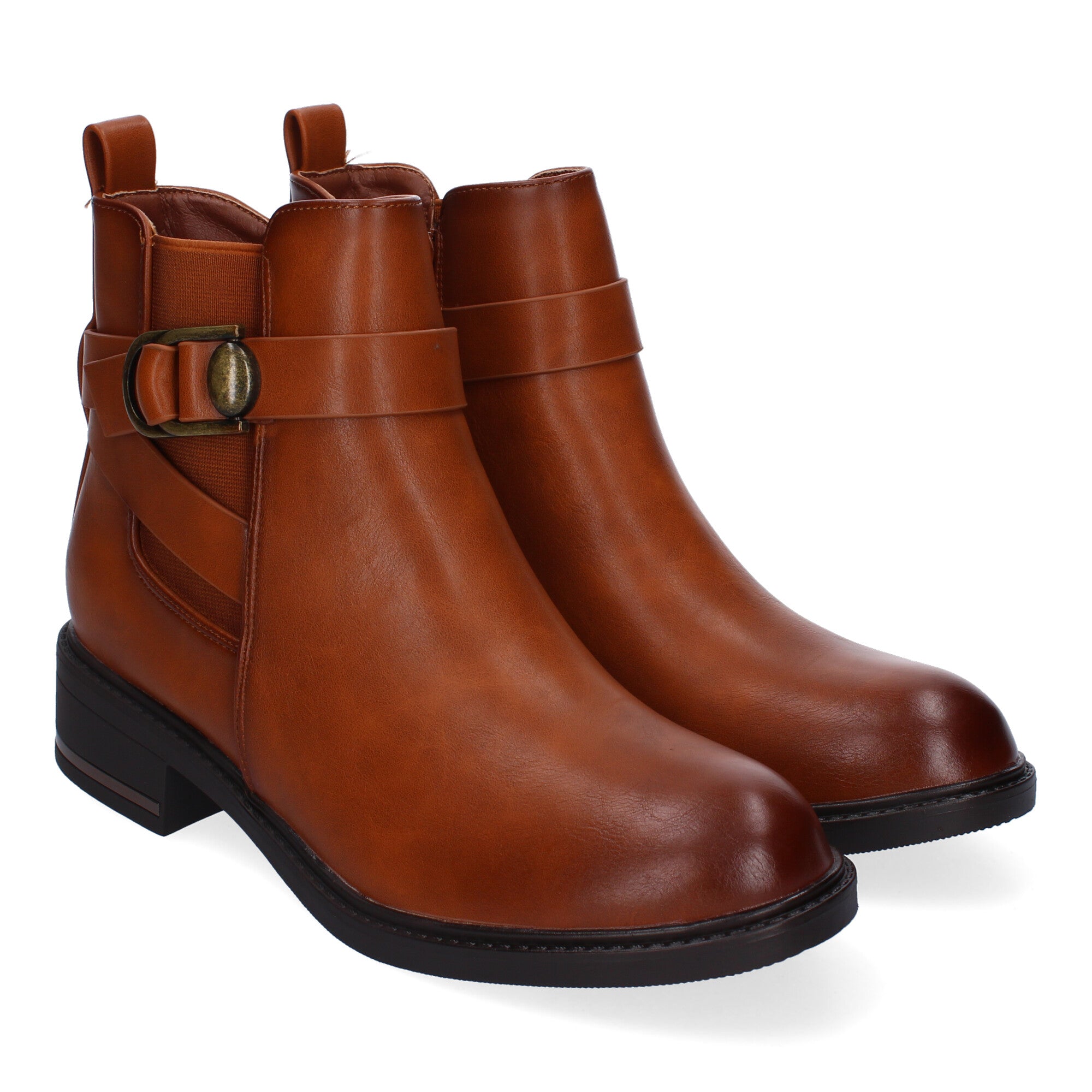 Botines de Tacón Bajo para Mujer