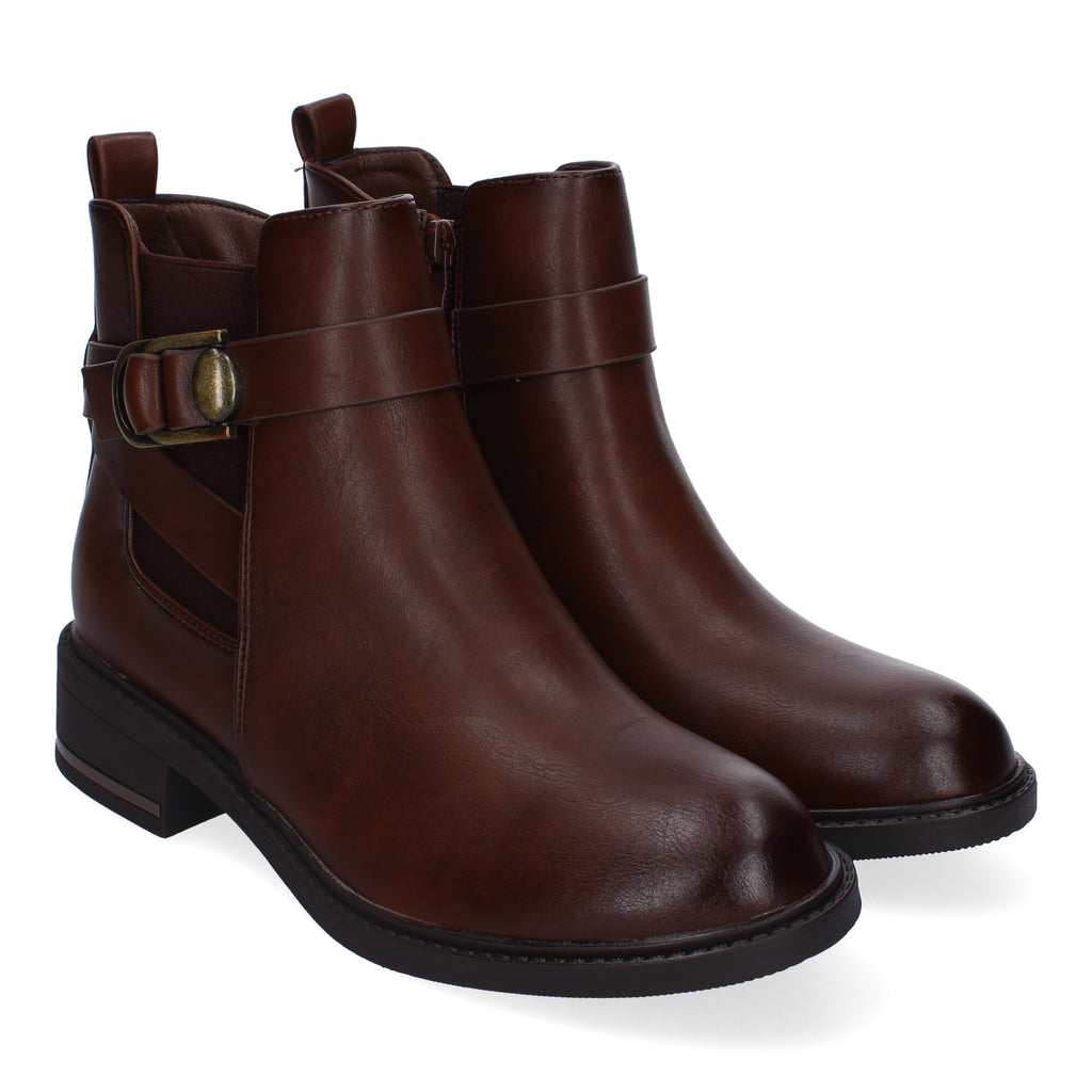 Botines de Tacón Bajo para Mujer