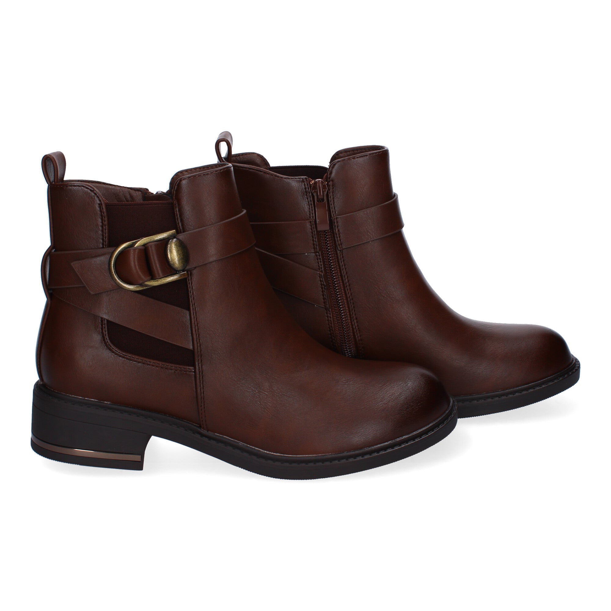 Botines de Tacón Bajo para Mujer