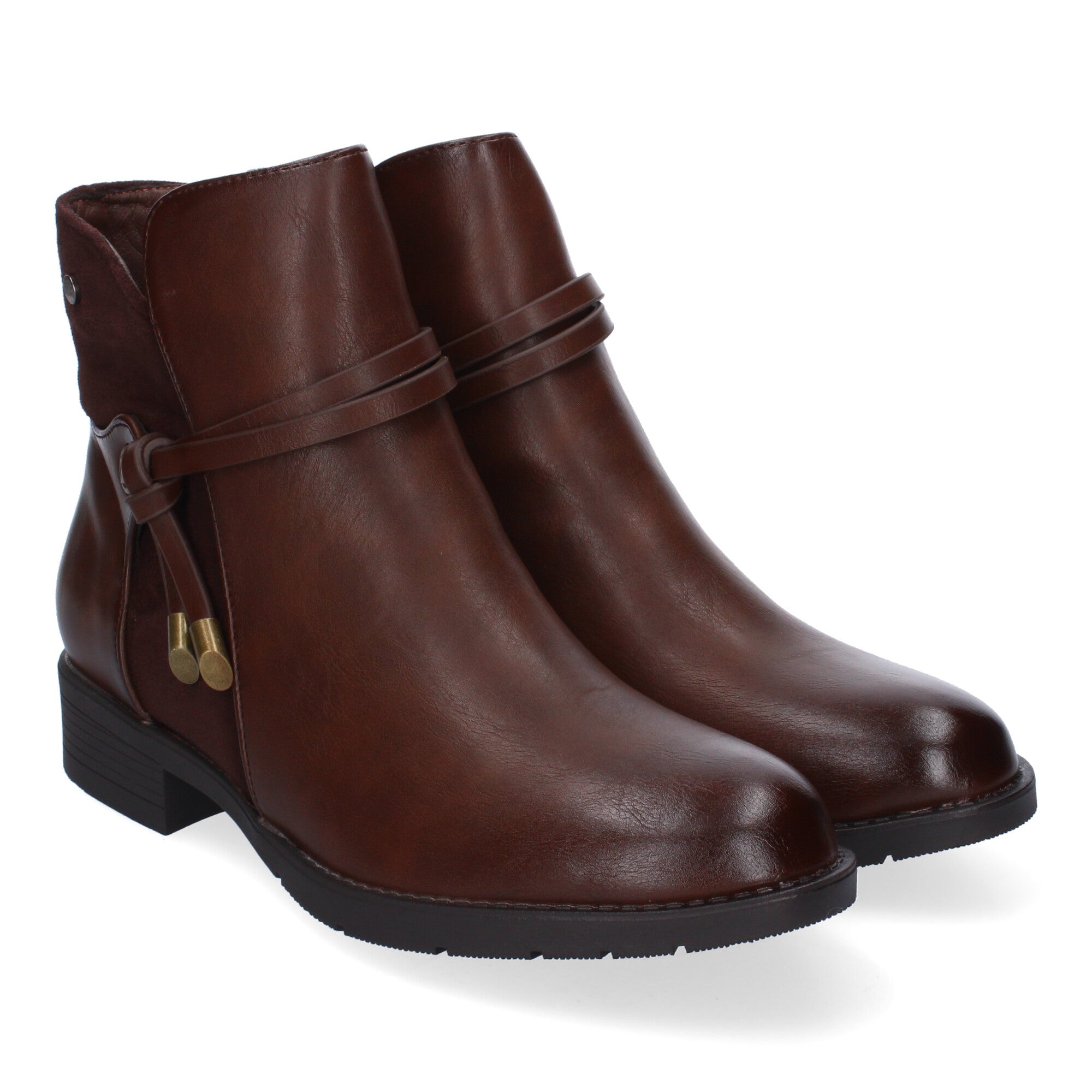 Botines para Mujer con Correa Decorativa Comodos y Elegantes