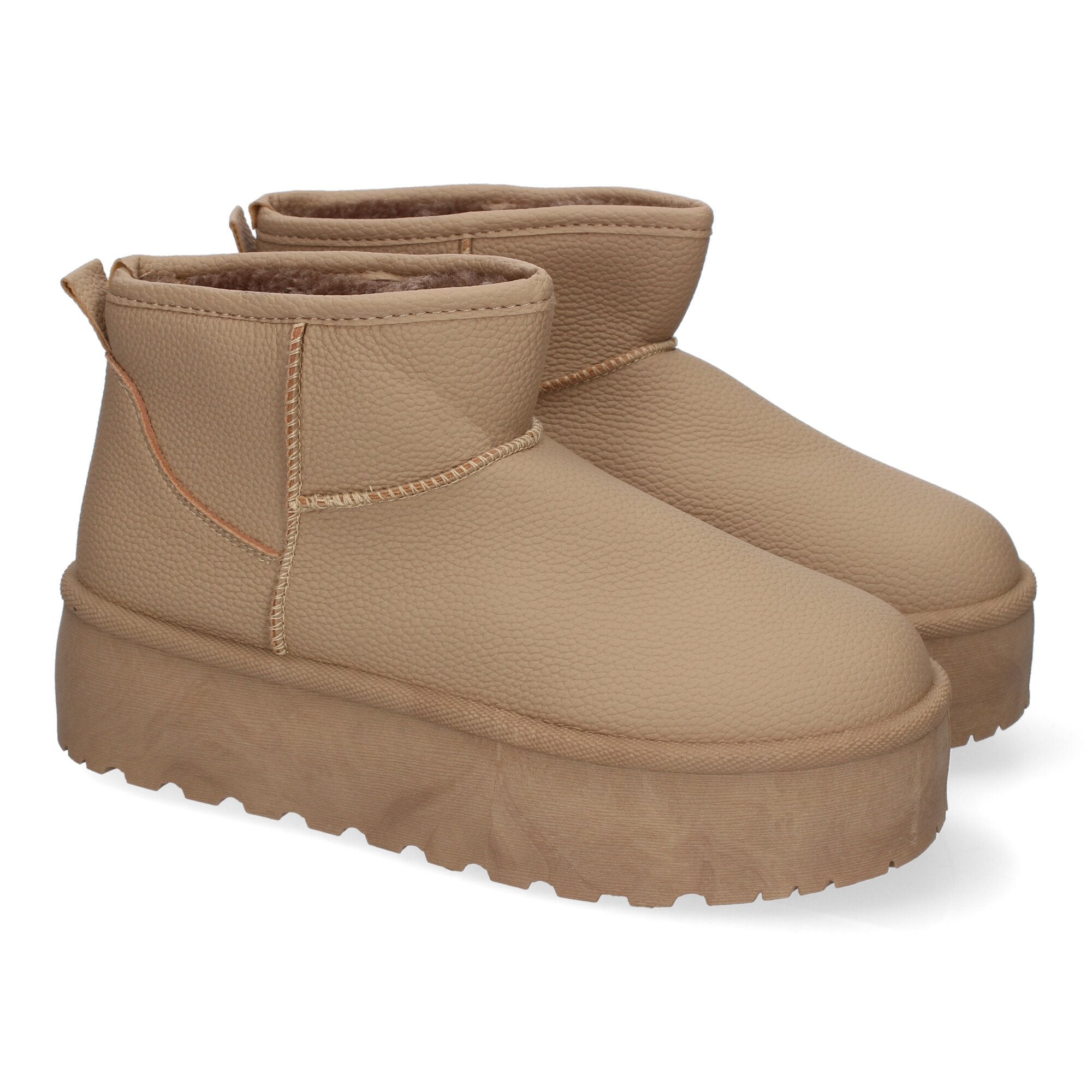 Botin Plano  Australiano De Plataforma Para Mujer