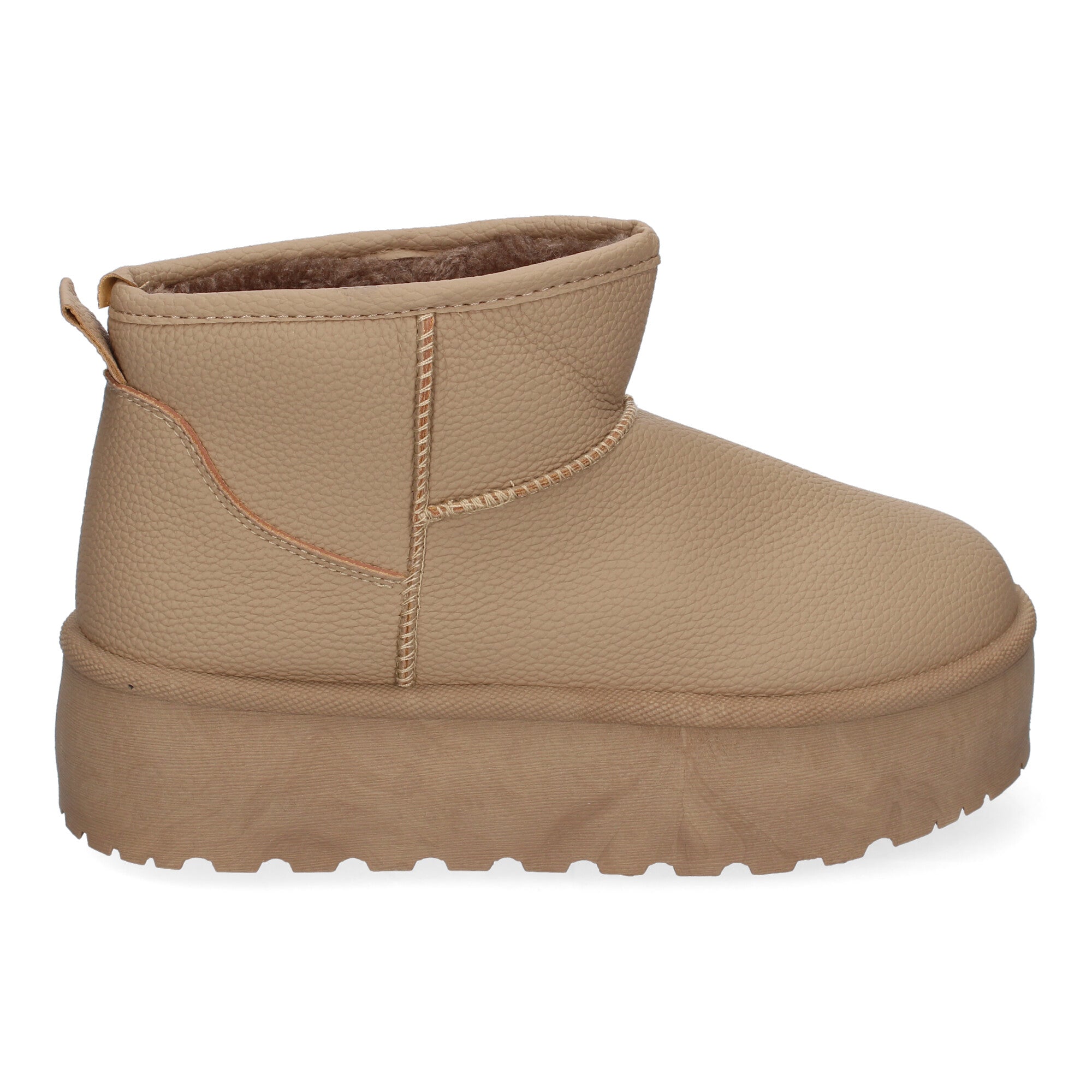 Botin Plano  Australiano De Plataforma Para Mujer