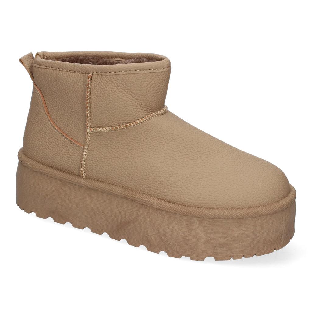 Botin Plano  Australiano De Plataforma Para Mujer