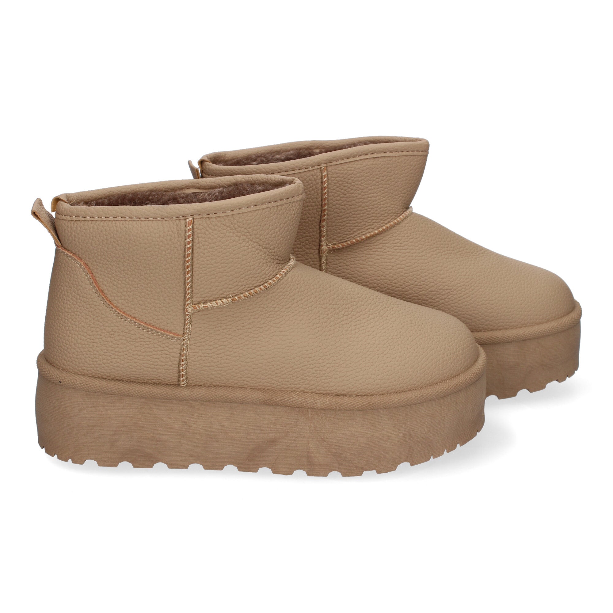 Botin Plano  Australiano De Plataforma Para Mujer