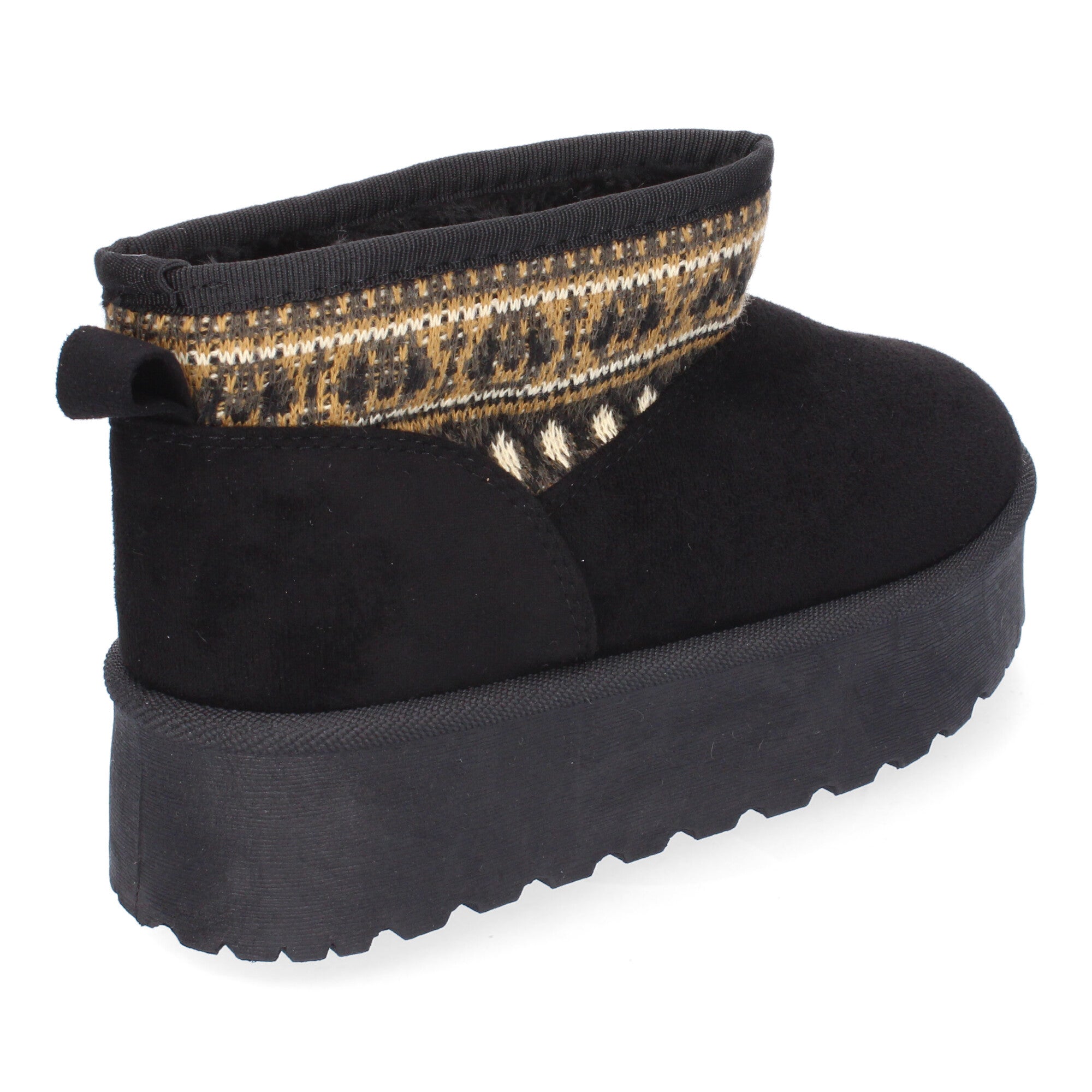Botin Plano  Australiano De Pelo y De Plataforma Para Mujer