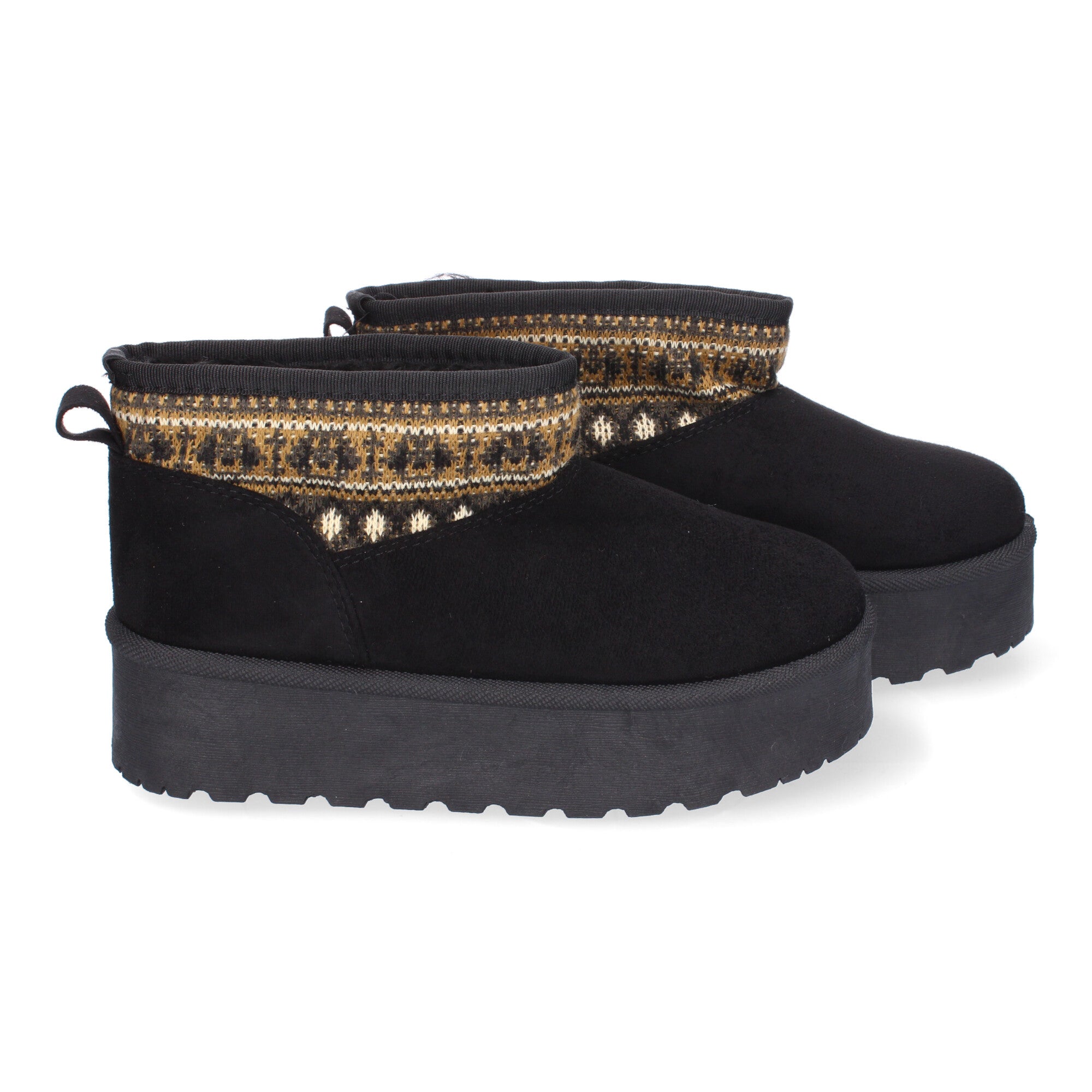Botin Plano  Australiano De Pelo y De Plataforma Para Mujer
