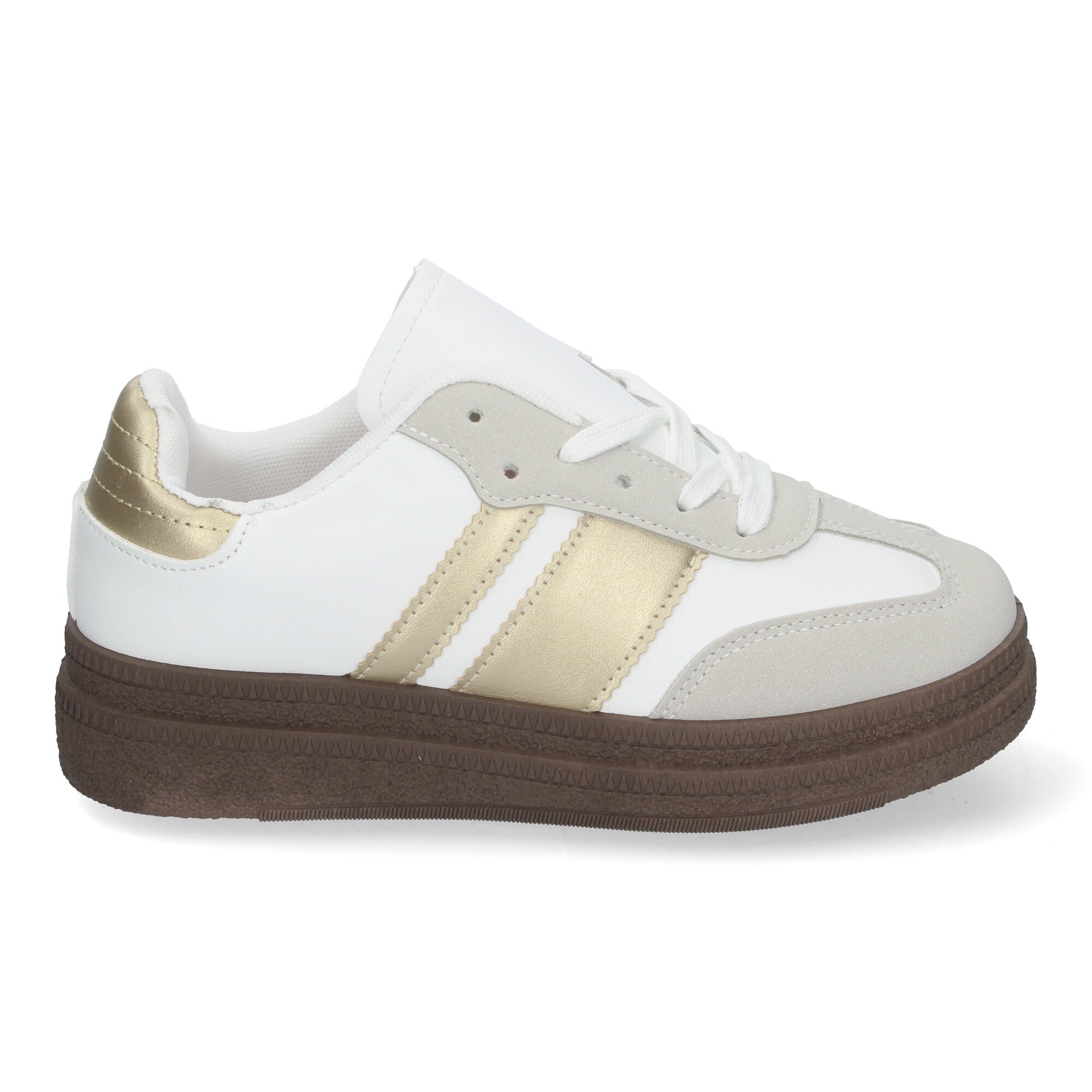 Zapatillas Deportivas Doradas Elegantes para Mujer