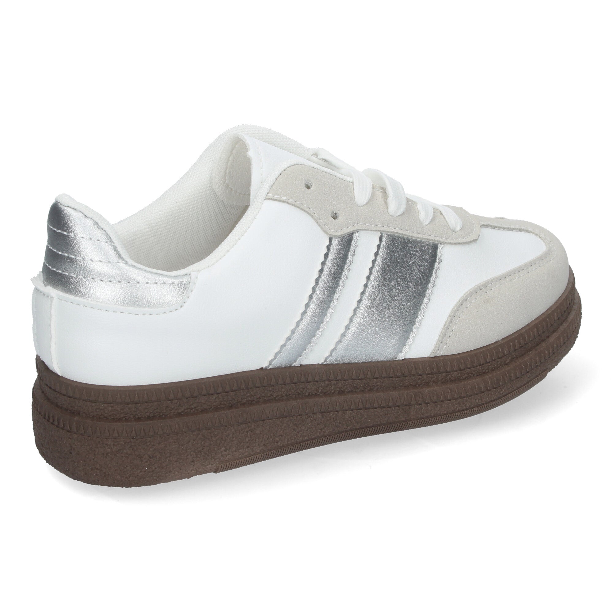 Zapatillas Deportivas Plateadas Elegantes para Mujer