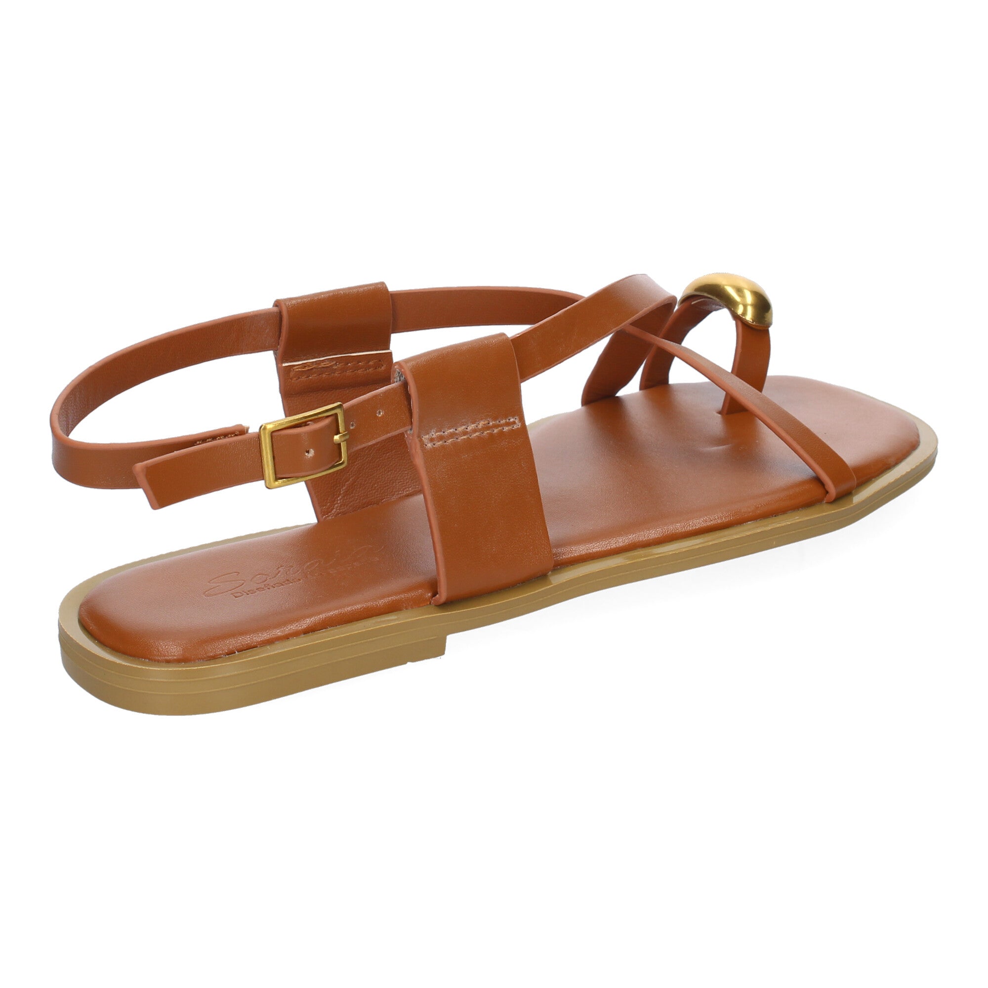 Sandalias Planas de Mujer, Cómodas y Elegantes con Hebilla Ajustable