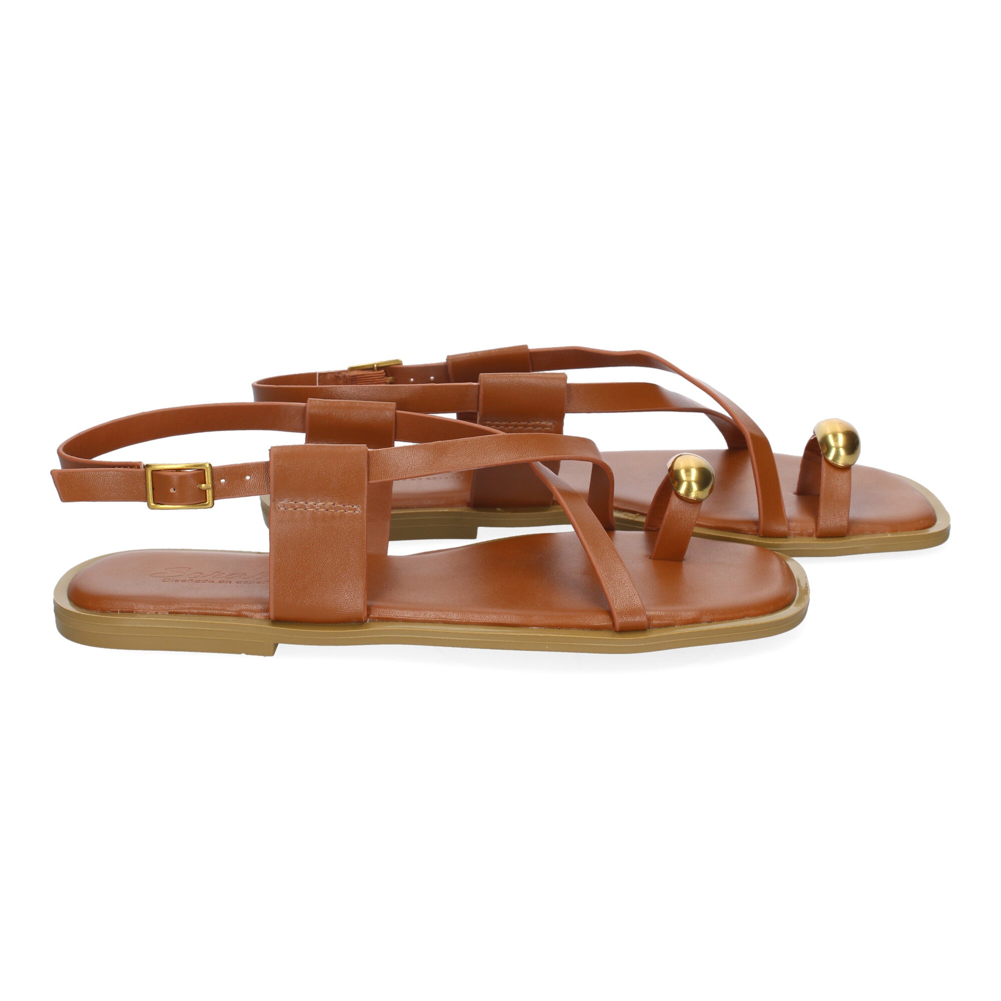 Sandalias Planas de Mujer, Cómodas y Elegantes con Hebilla Ajustable