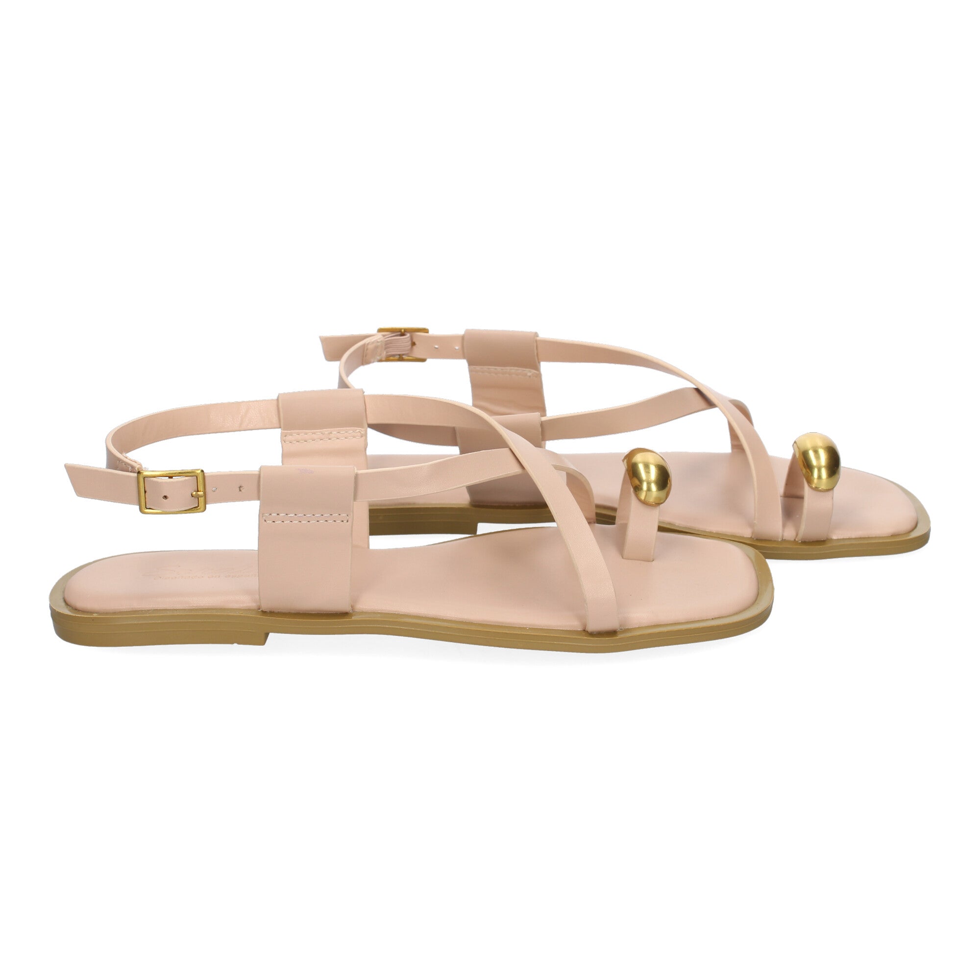 Sandalias Planas de Mujer, Cómodas y Elegantes con Hebilla Ajustable