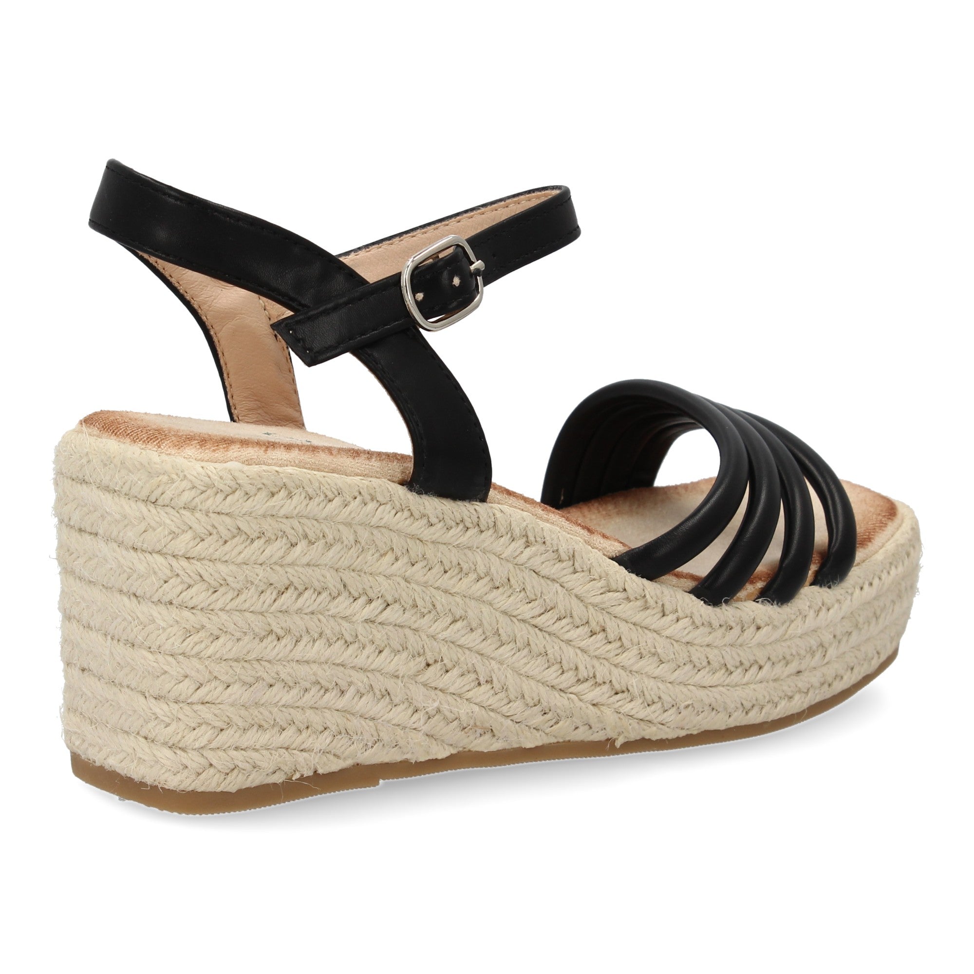 Sandalias de Cuña para Mujer, Cómodas y Elegantes con Pala Trenzada y Cierre de Hebilla